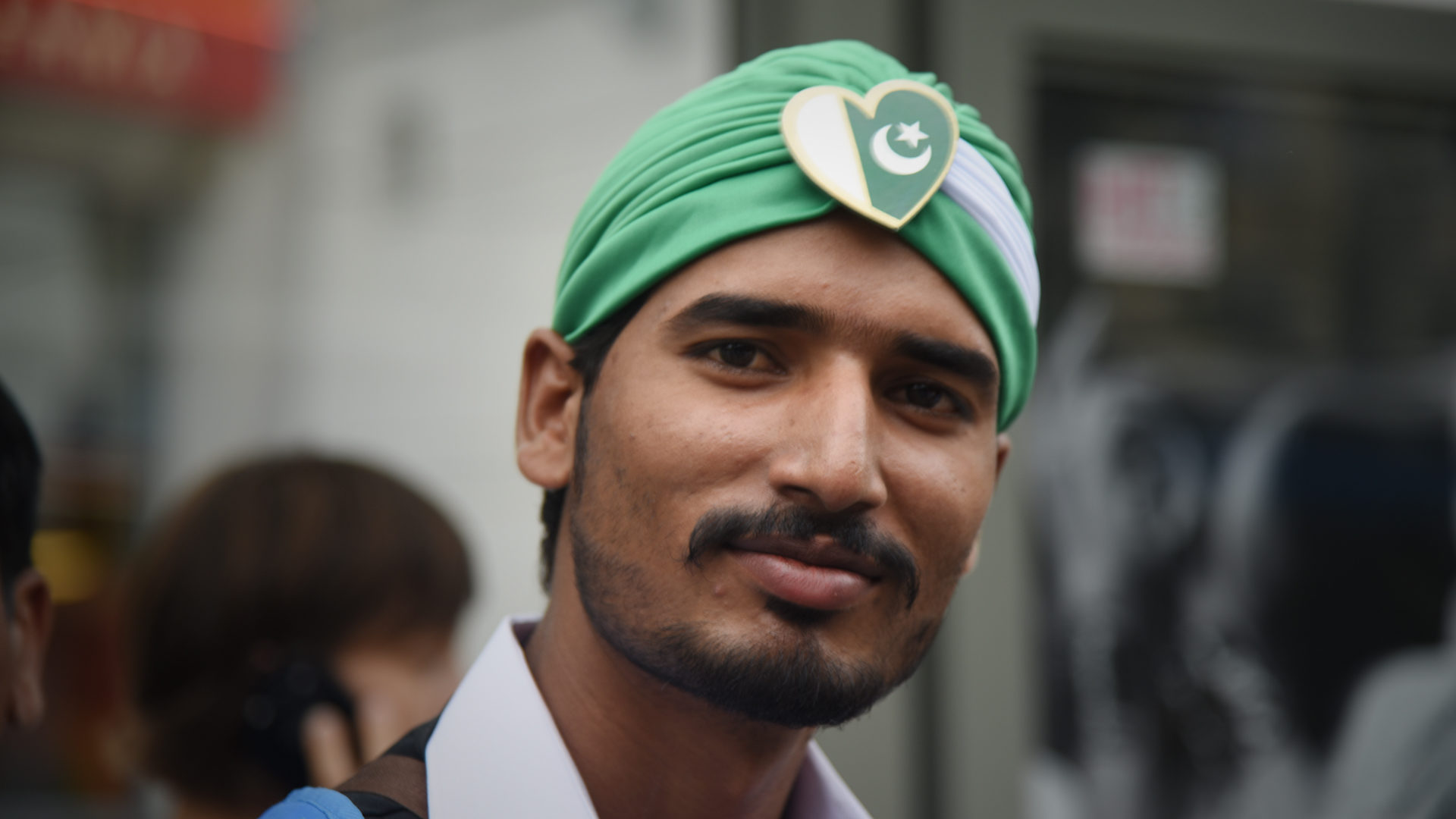 Un membre de la délégation pakistanaise aux JMJ de Cracovie (Photo: Pierre Pistoletti)