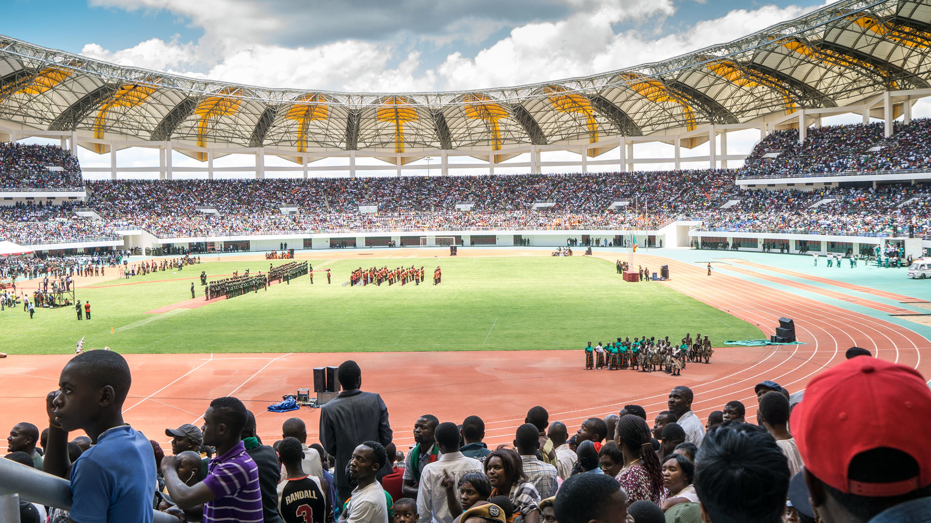 Victoire du président Edgar Lungu, après les dernières élections présidentielles, le 25 janvier 2015, au stade nationale de Lusaka, capitale de Zambie. (Photo: Adam Ojdahl/Wikimedia Commons/CC BY-SA 2.0)