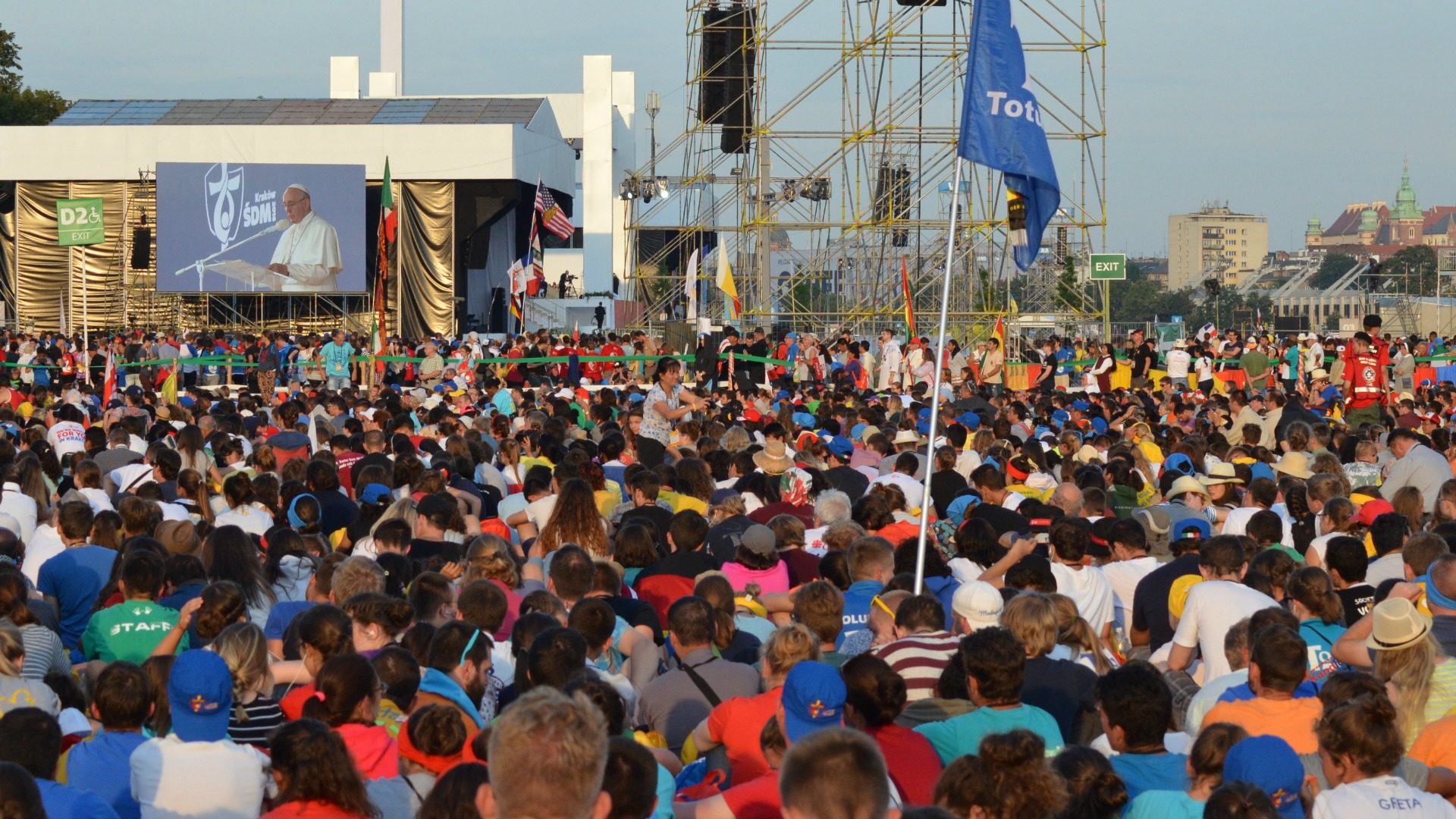 Le pape aux JMJ, à Cracovie en Pologne. (Photo: Flickr/Sandor Benke-JMJ 2016/CC BY-NC-ND 2.0)