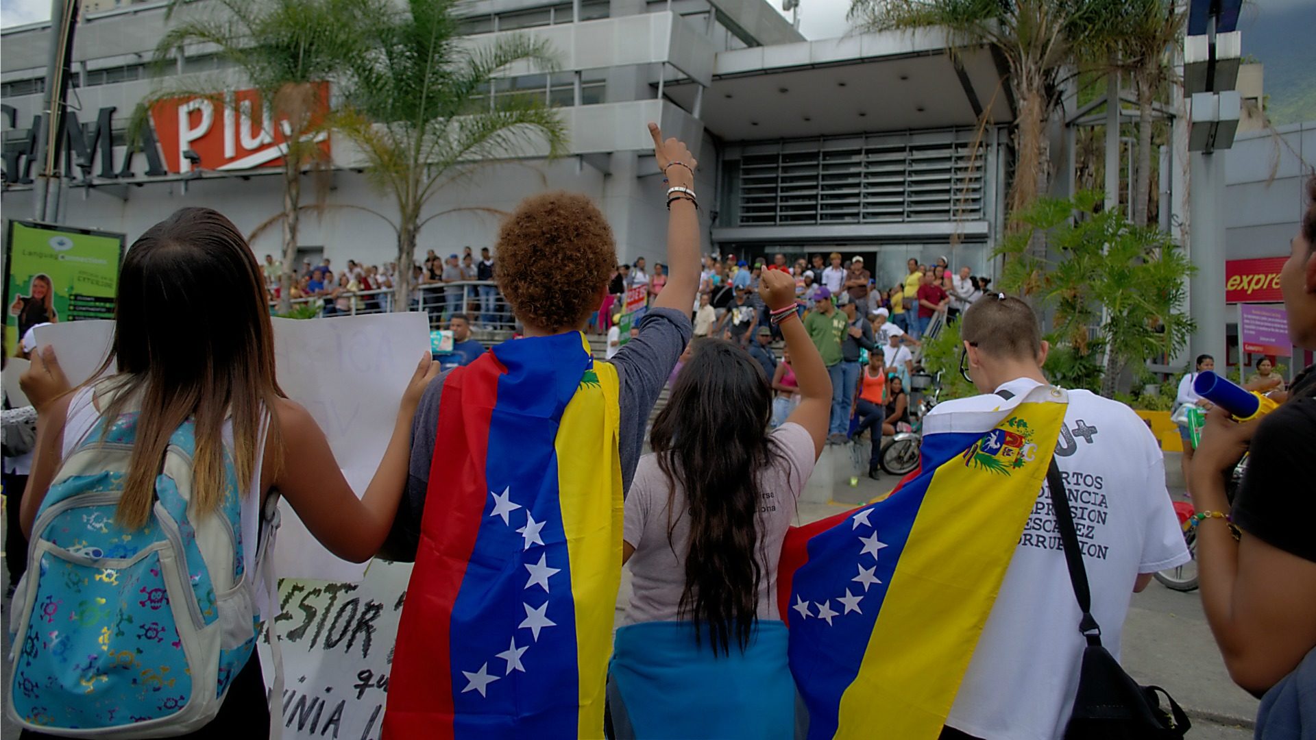 Protestations à Caracas contre la pénurie de produits de base. (Photo: Flickr/Carlos Díaz/CC BY 2.0)