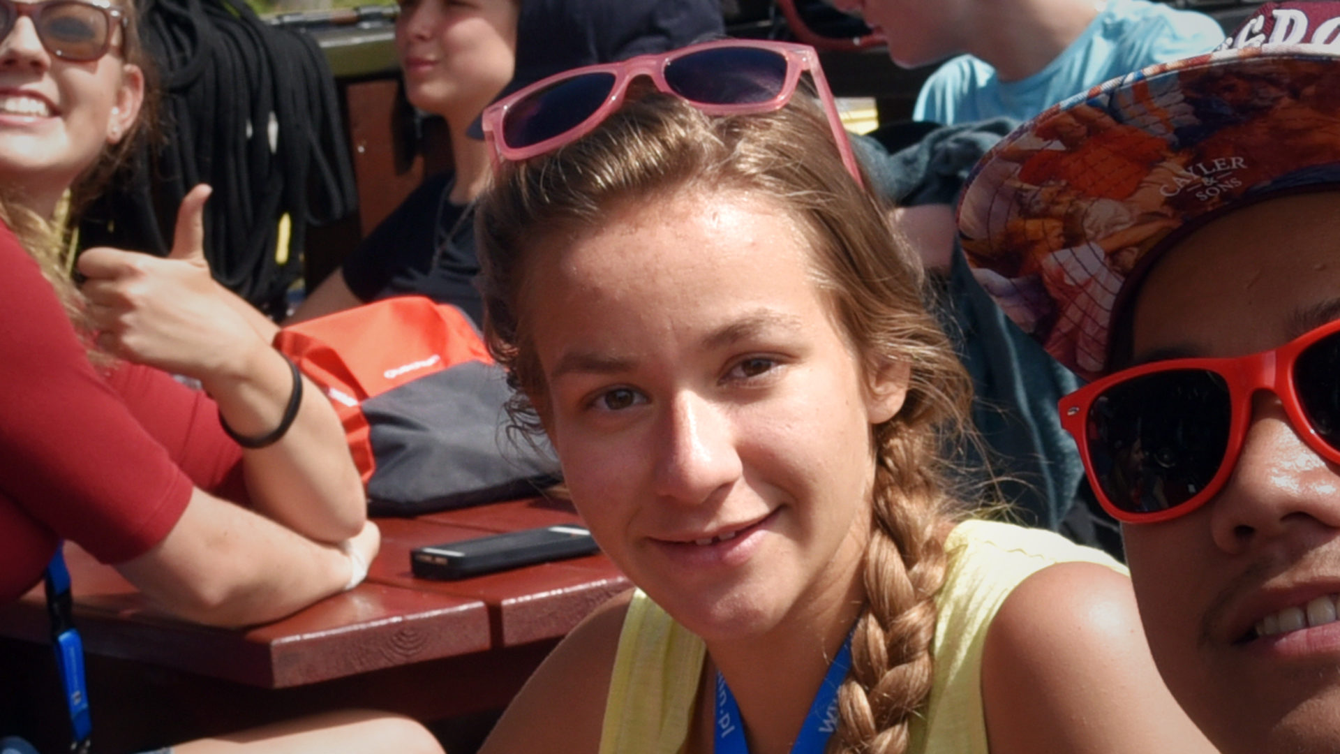Anne, 23 ans, à Koszalin (PL), le 21 juillet 2016 (Photo: Raphaël Zbinden)