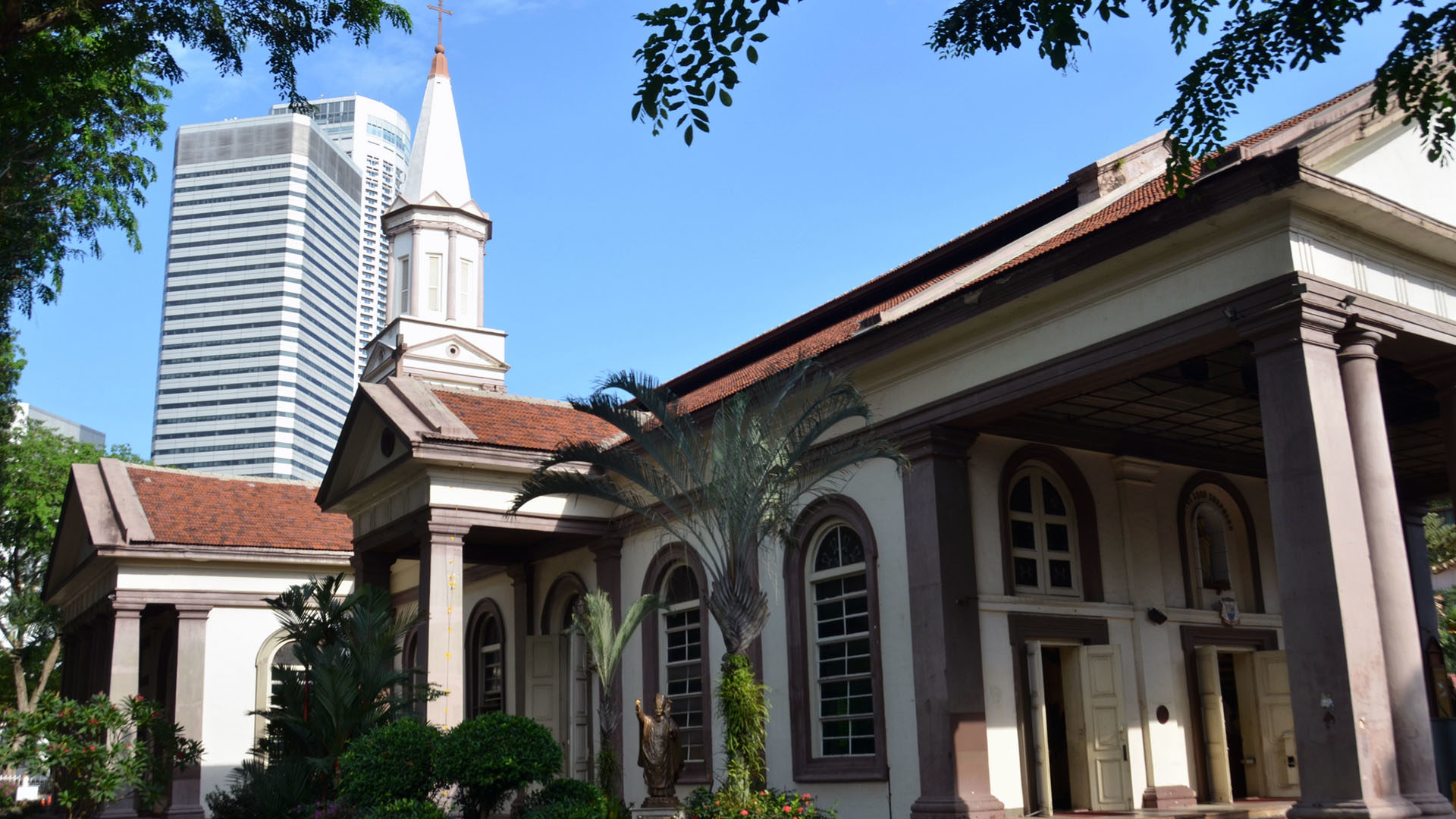 La cathédrale du Bon Pasteur de Singapour (1843) est la plus ancienne église catholique de la cité-Etat. (Photo: Flickr/Antoine 49/CC BY-NC-ND 2.0)