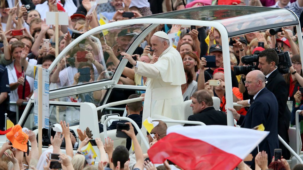 Le pape François a célébré, à Czestochowa, 1050 ans de foi authentique en Pologne (Photo:Pawel Supernak/Keystone)