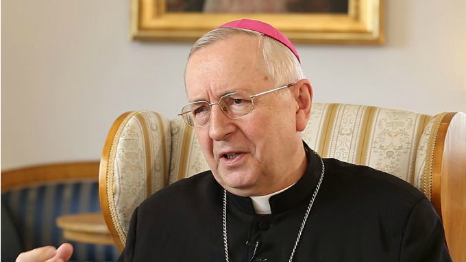 Mgr Stanislaw Gadecki, archevêque de Poznan et président de la Conférence épiscopale polonaise (Photo: CNA)  