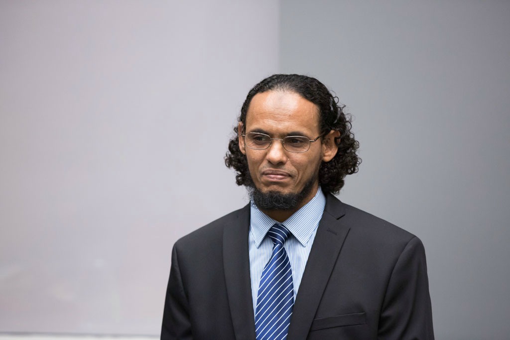 Ahmad Al Faqi Al Mahdi à l'ouverturte de son procès, le 22 août 2016. Il comparaît devant la Cour pénale internationale (CPI). (Photo: CPI)