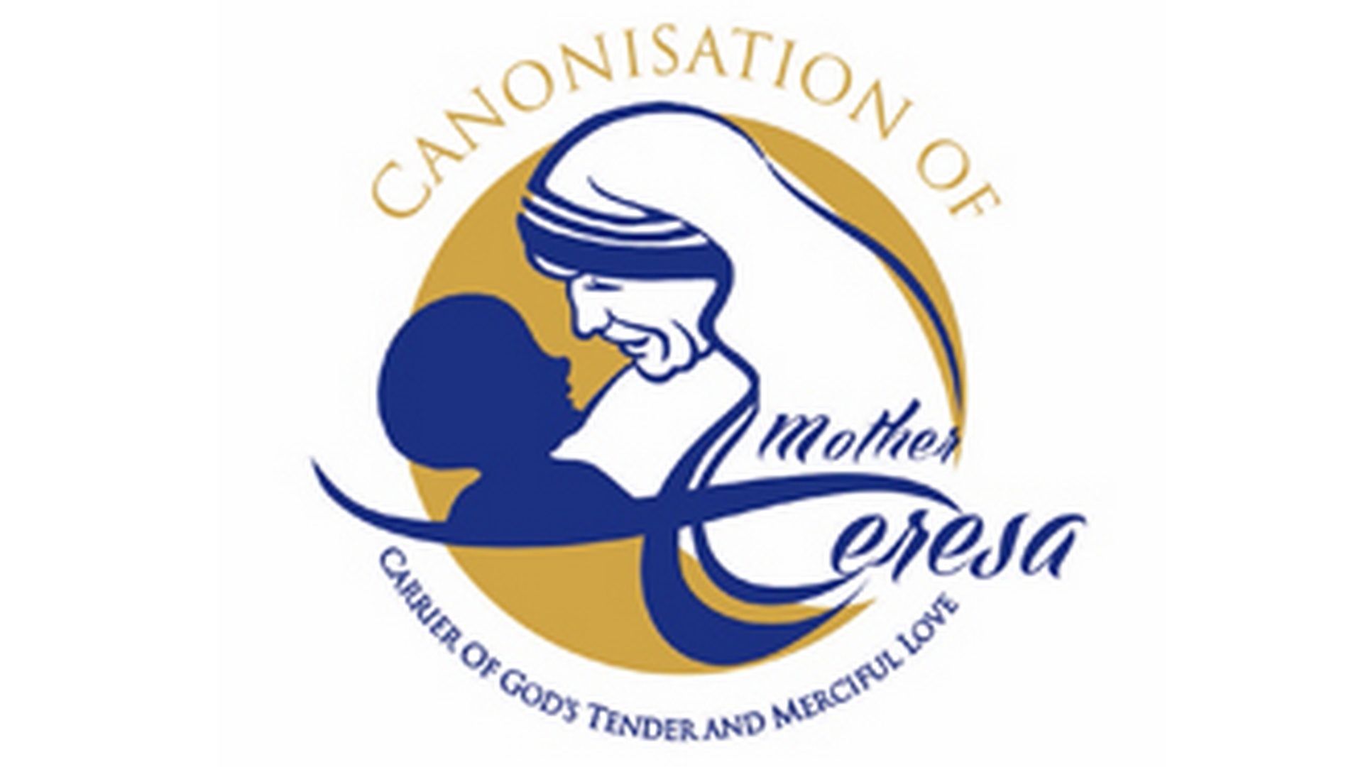 Logo de la canonisation de Mère Teresa