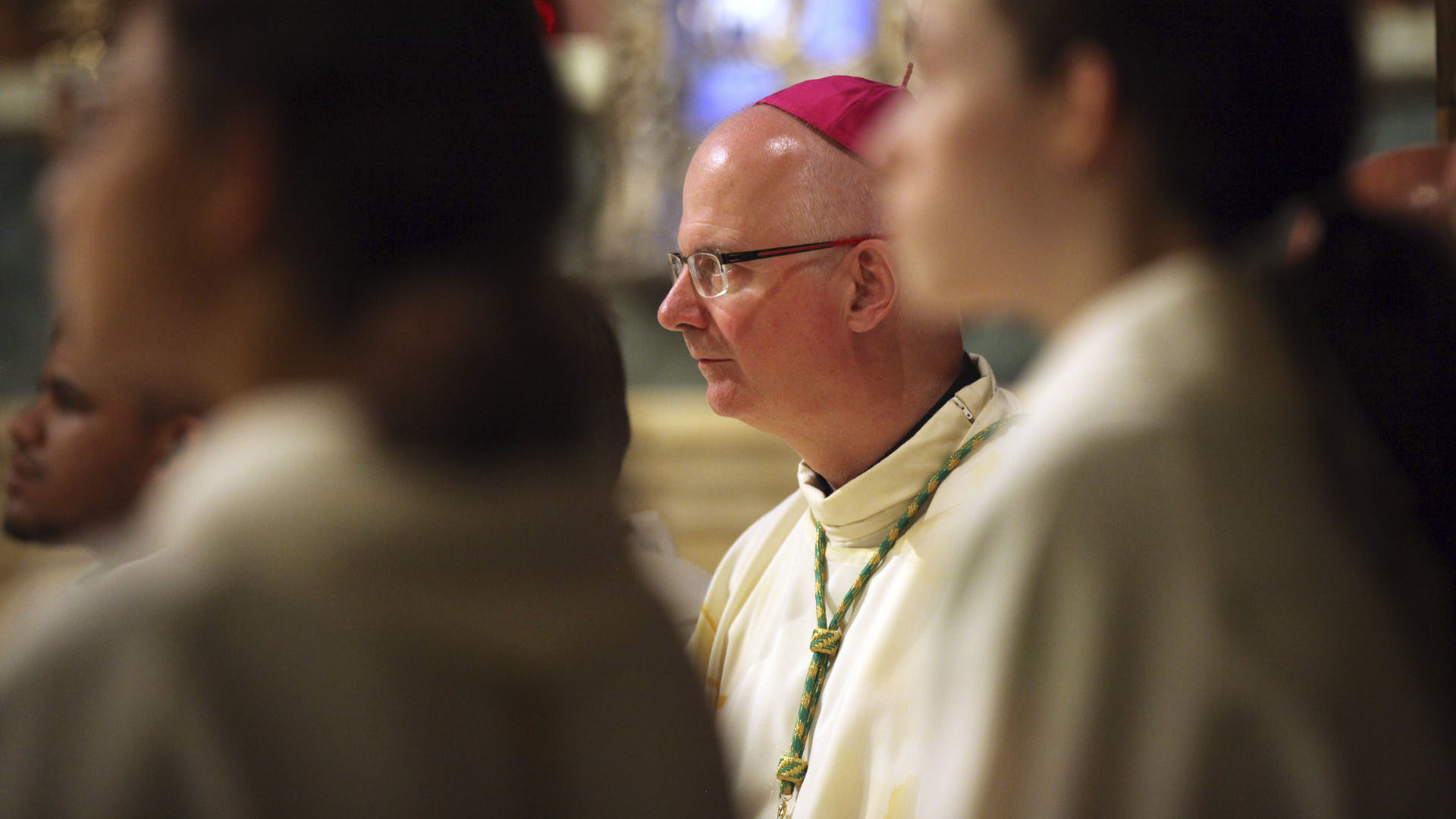 Mgr Charles Morerod, évêque du diocèse de Genève, Lausanne et Fribourg. (Photo: B. Hallet)