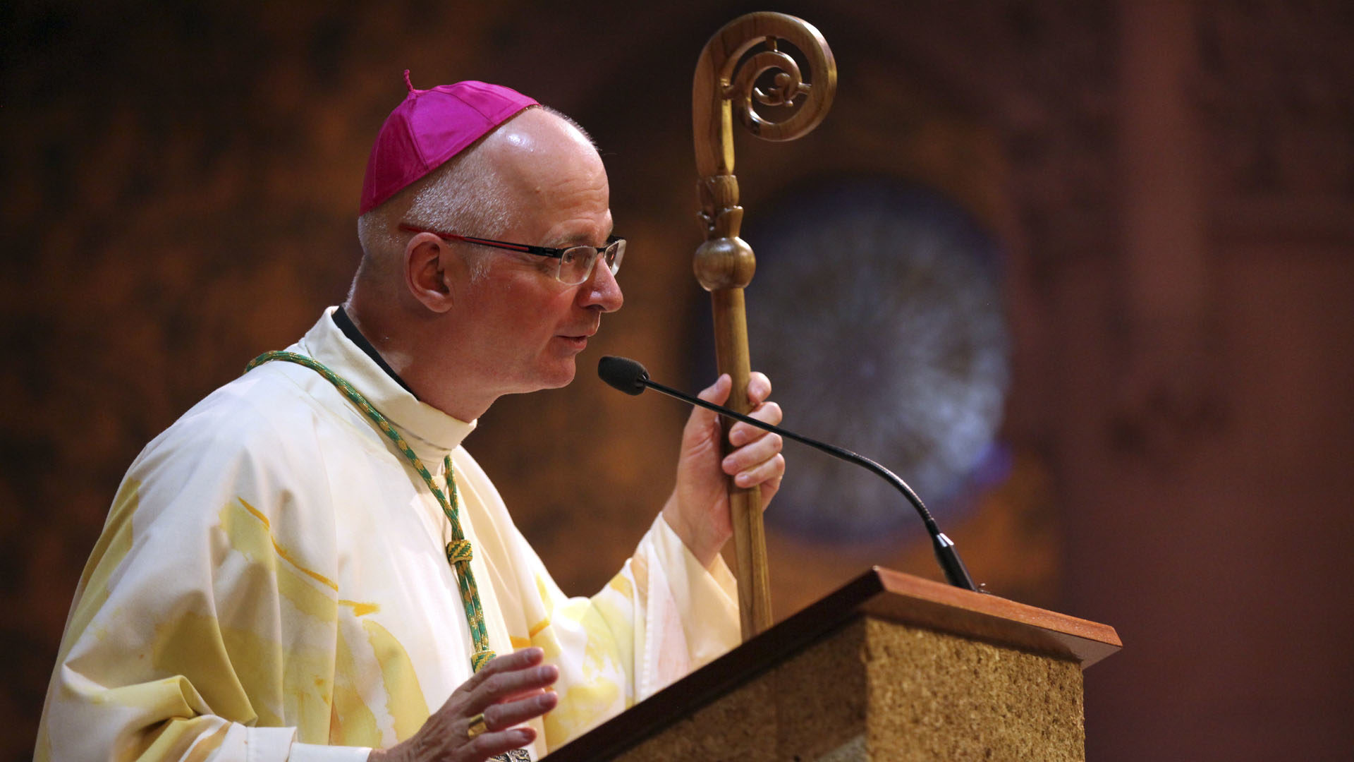 Mgr Charles Morerod, évêque du diocèse de Genève, Lausanne et Fribourg. (Photo: B. Hallet)