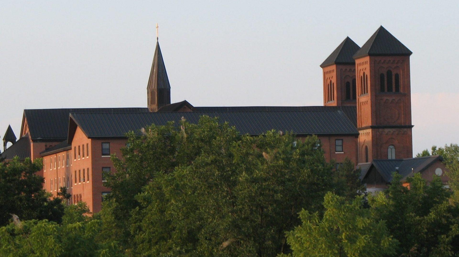L'Abbaye de Conception dans le Missouri a été fondée en 1873 par les bénédictins d'Engelberg, en Suisse (photo wikimedia commons CC-BY-SA-2.5)