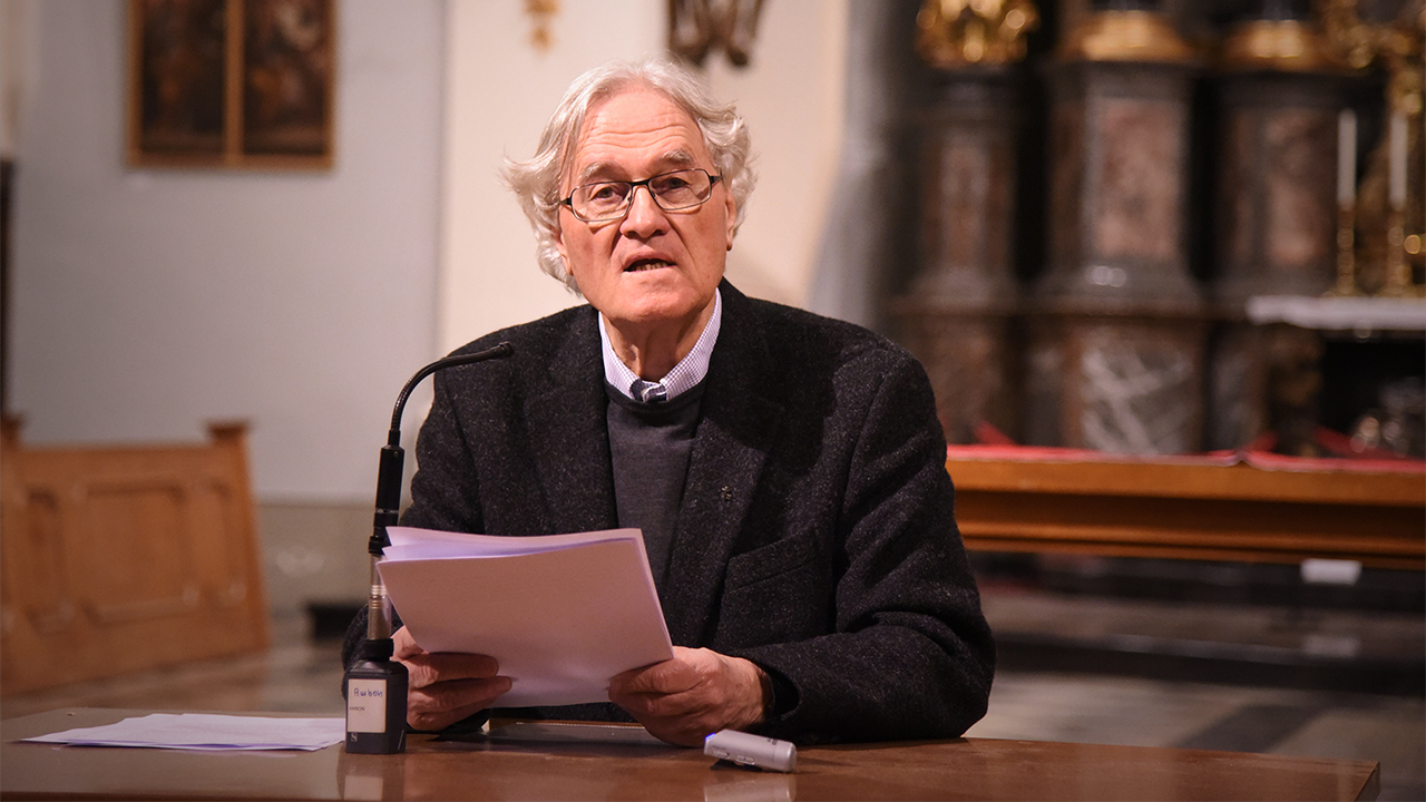 Le Père jésuite Pierre Emonet fête ses 50 ans de sacerdoce (Photo: Pierre Pistoletti)