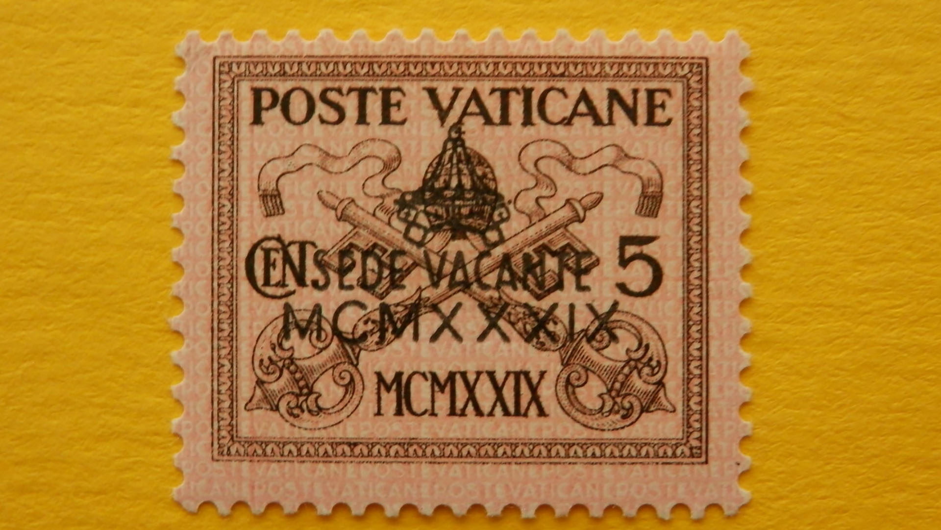 6 nouveaux timbres édités par le Bureau philatélique et numismatique du Vatican le 13 septembre 2016 (Photo: www.delcampe.net)