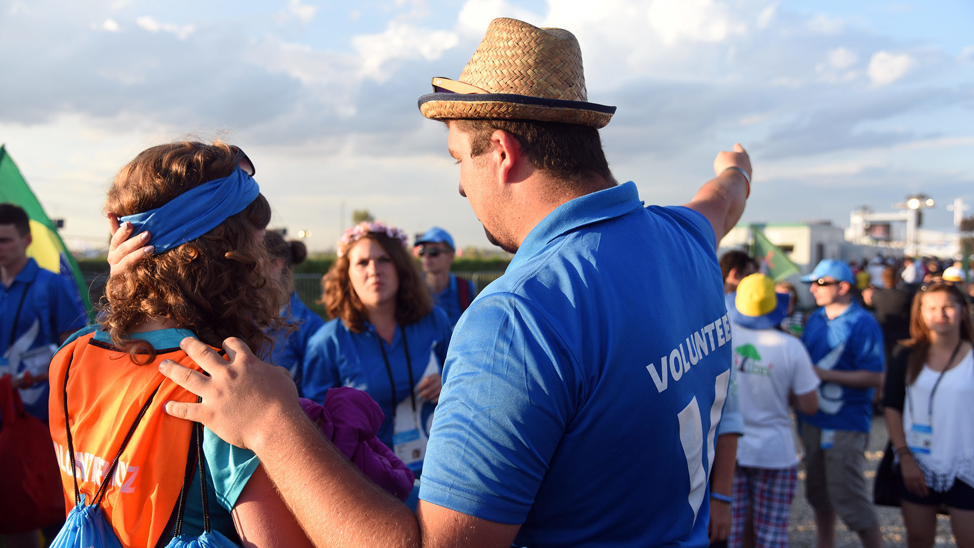 Le feu des JMJ brûle encore dans le coeur des jeunes (Photo: Pierre Pistoletti)