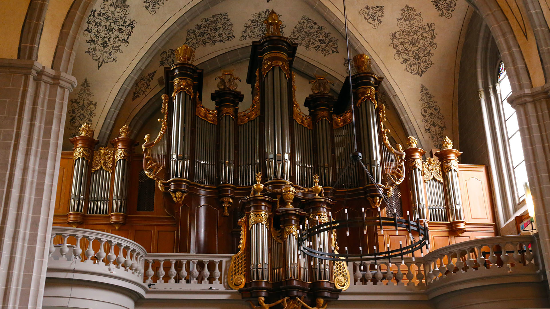 Les orgues de l'église Saint-François à Lausanne font parties des subtilités à découvrir sur smartphone. (Photo: Wikimedia Commons/Pymouss/CC BY-SA 4.0)