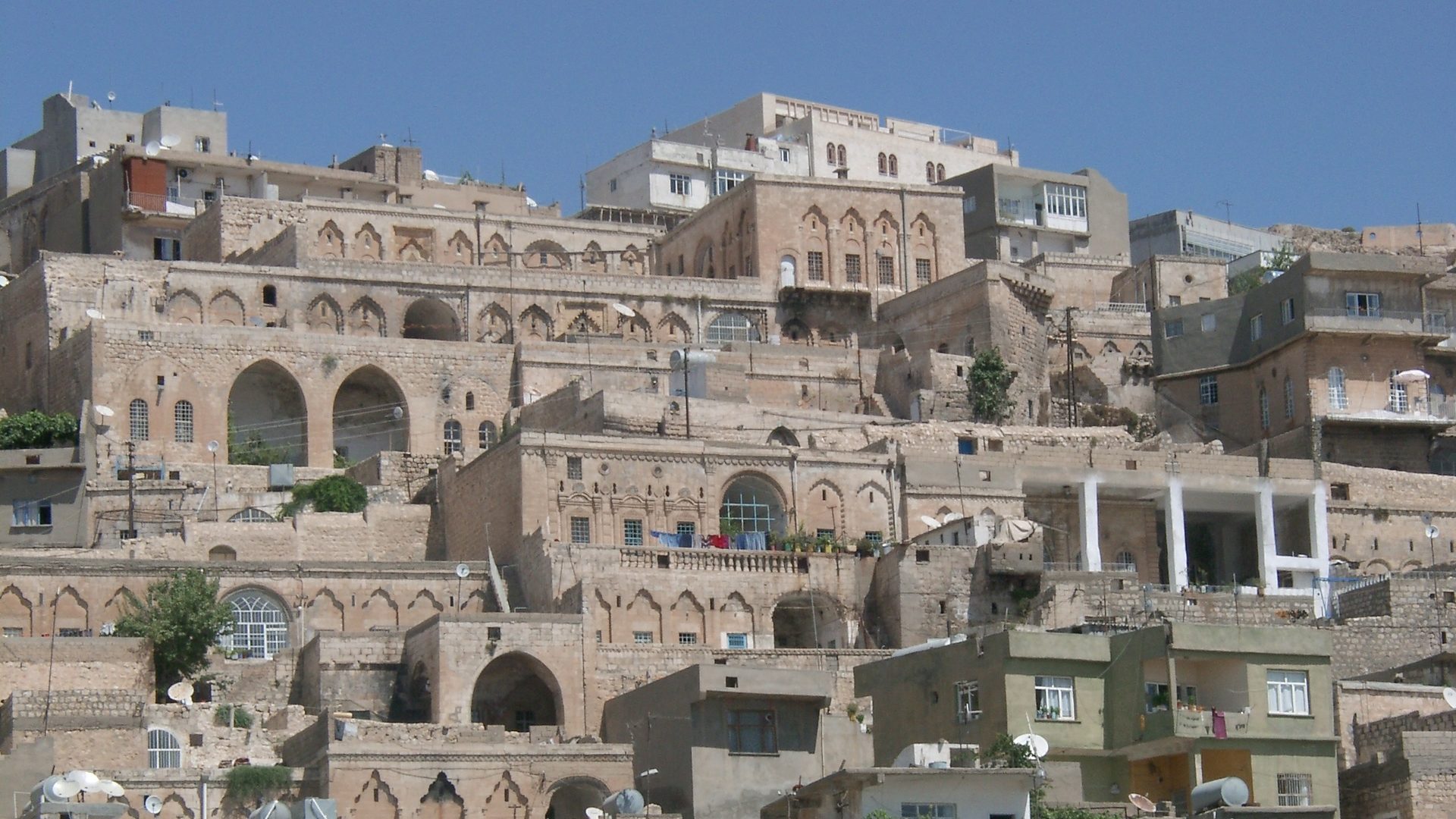 La vieille-ville de Mardin, au sud-est de la Turquie (photo wikimedia commons  Florian Koch CC BY-SA 2.0) 