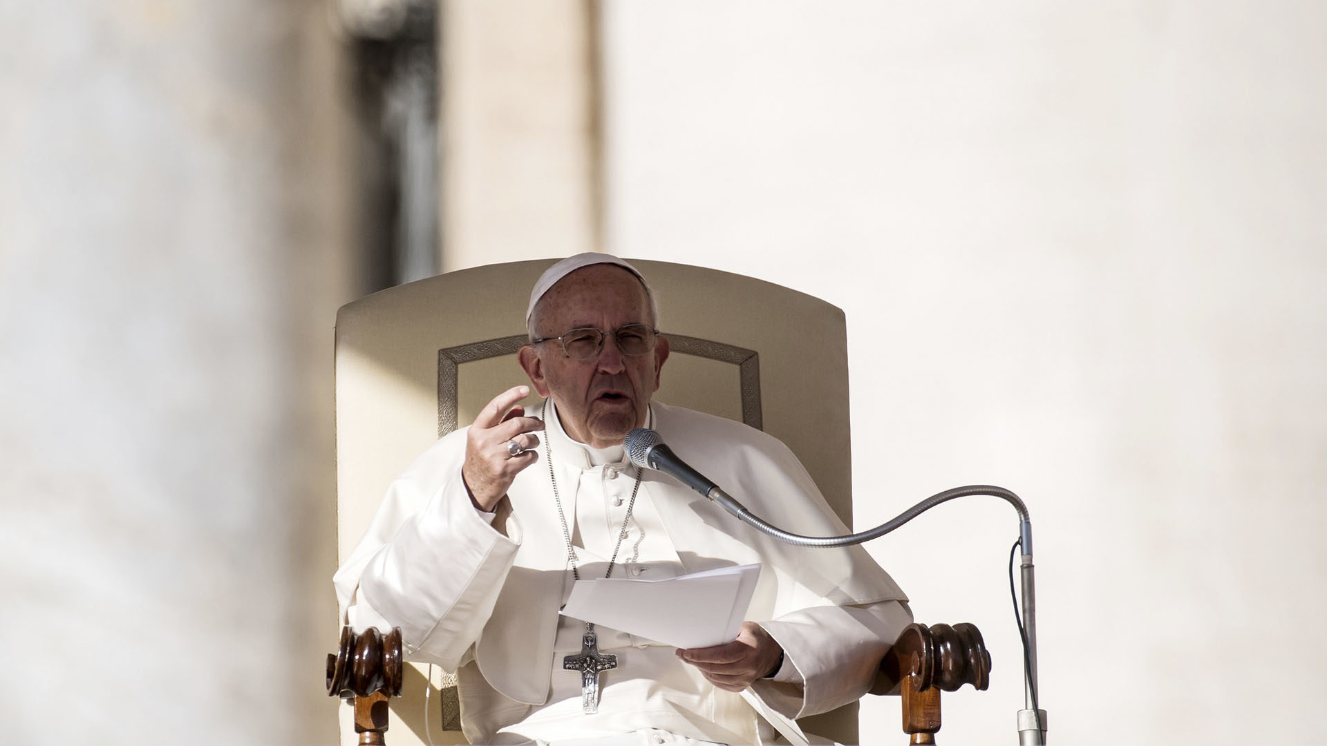 Le pape François a affirmé que l'Eglise doit prendre soin des pauvres. (Photo: Flickr/Mazur/catholicnews.org.uk/CC BY-NC-SA 2.0)