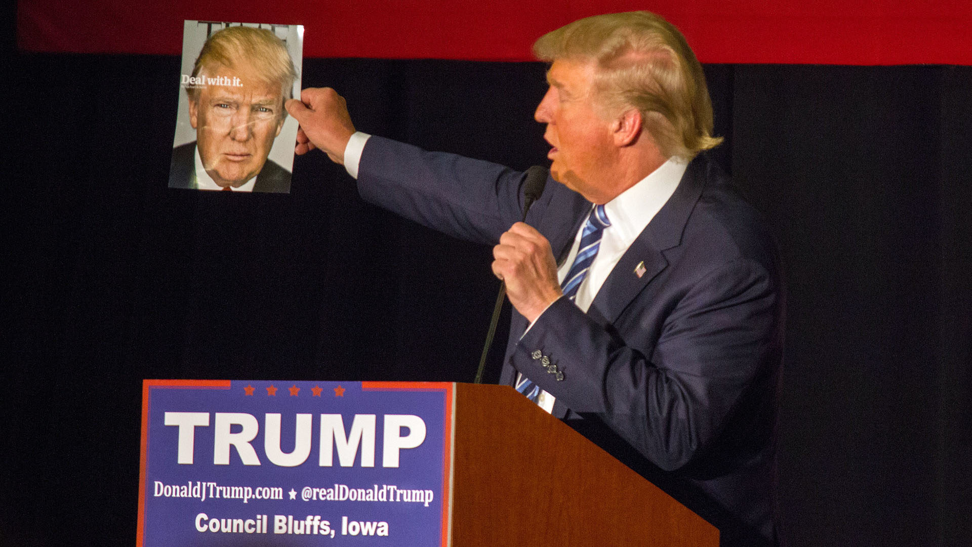 Donald Trump, durant sa campagne présidentielle. (Photo: Flickr/Matt A.J./CC BY-NC 2.0)