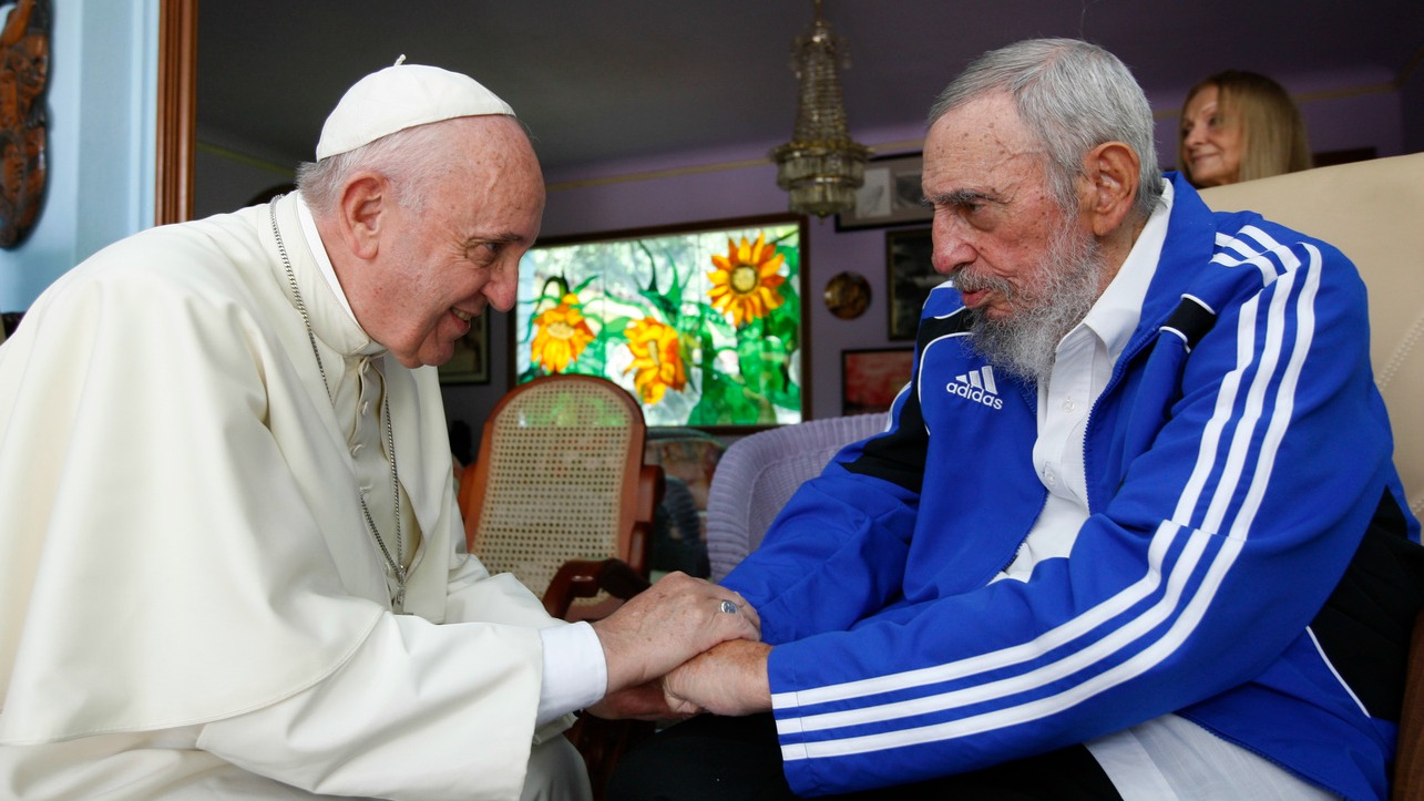 Le pape François a rencontré Fidel Castro en 2015 (Photo:AP Alex Castro/Keystone)