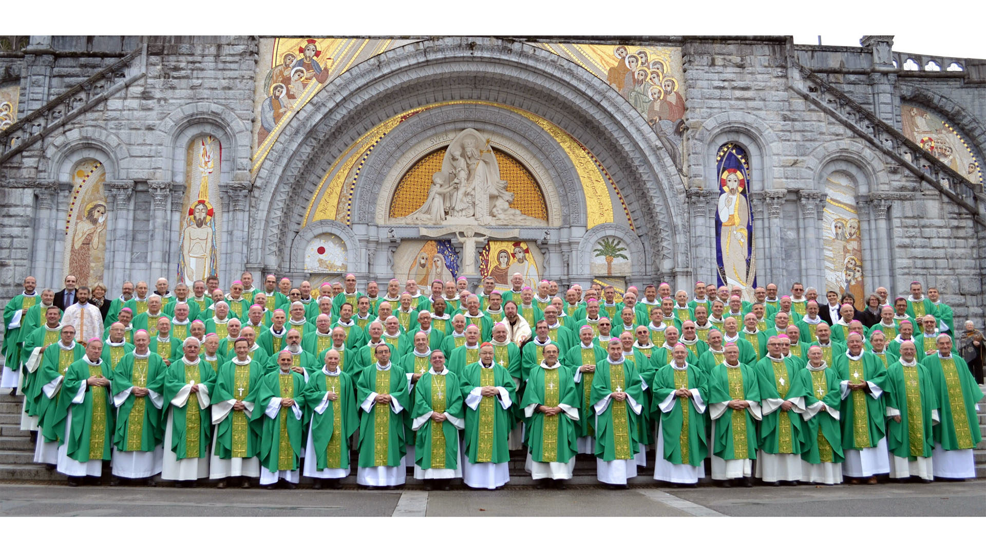 Quelque 130 évêques ont participé à l'Assemblée plénière, tenue à Lourdes (Photo: CEF/dr)