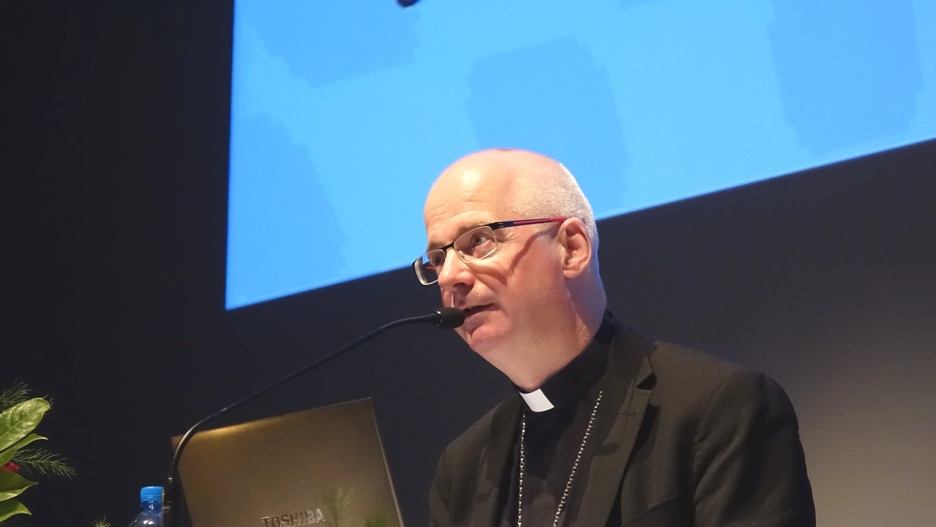 Mgr Charles Morerod: "Nicolas de Flue est un saint paradoxal" (photo Maurice Page) 