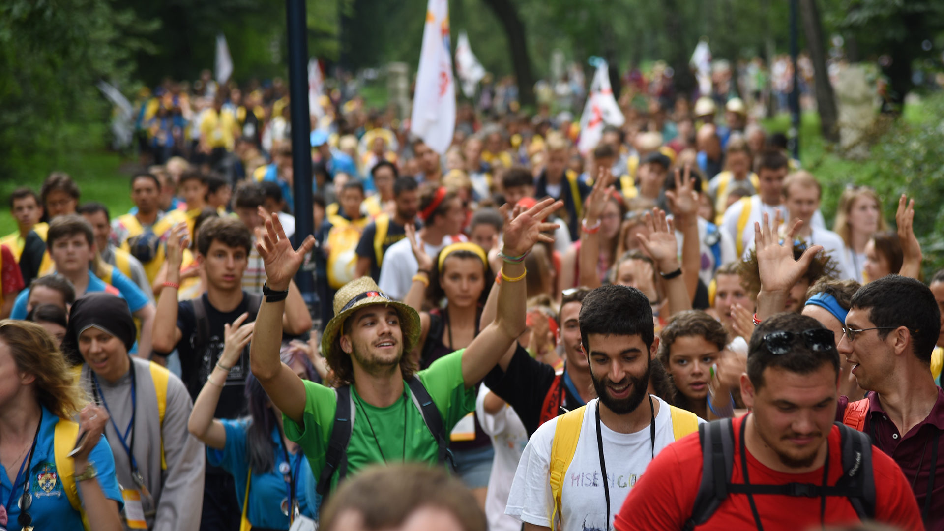 Les JMJ de Cracovie ont renouvelé la foi des jeunes. L'impact financier est lui aussi positif (Photo: Pierre Pistoletti)