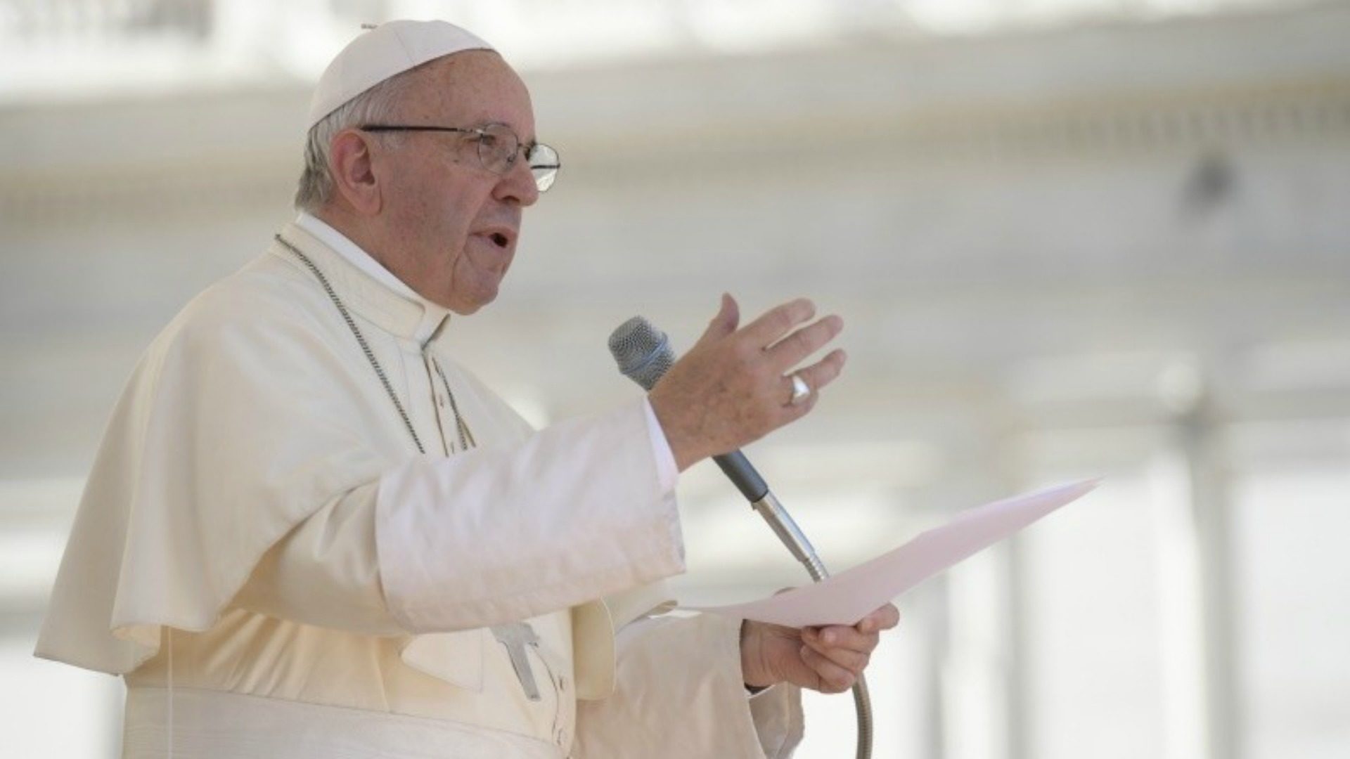 “L’Evangile, c’est la bouche du Christ“, a souligné le pape François. (Photo @Osservatore Romano)