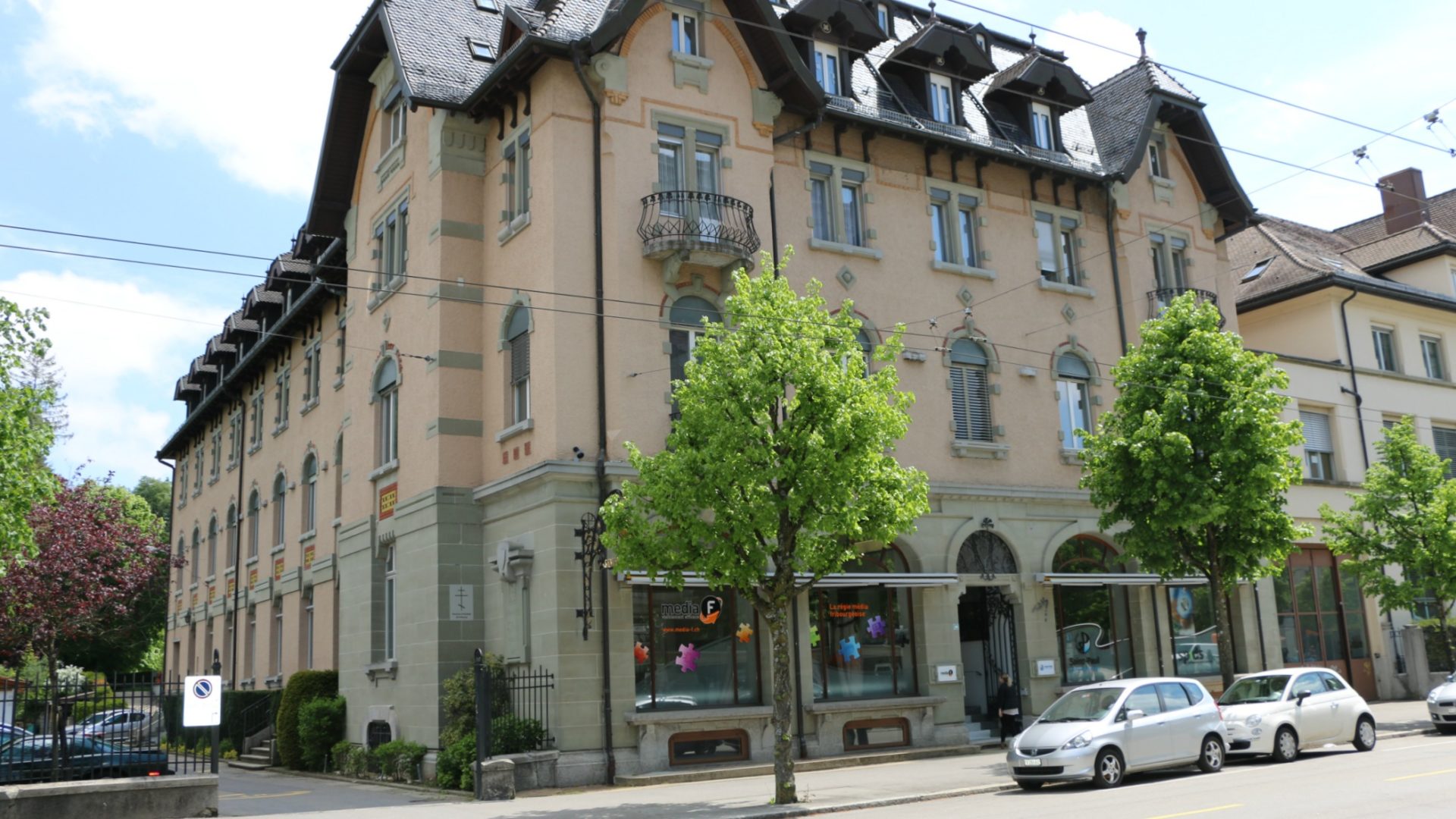 La maison historique de l'Oeuvre Saint-Paul, à Fribourg, accueille l'Eglise catholique dans le canton (Photo: Véronique Benz)