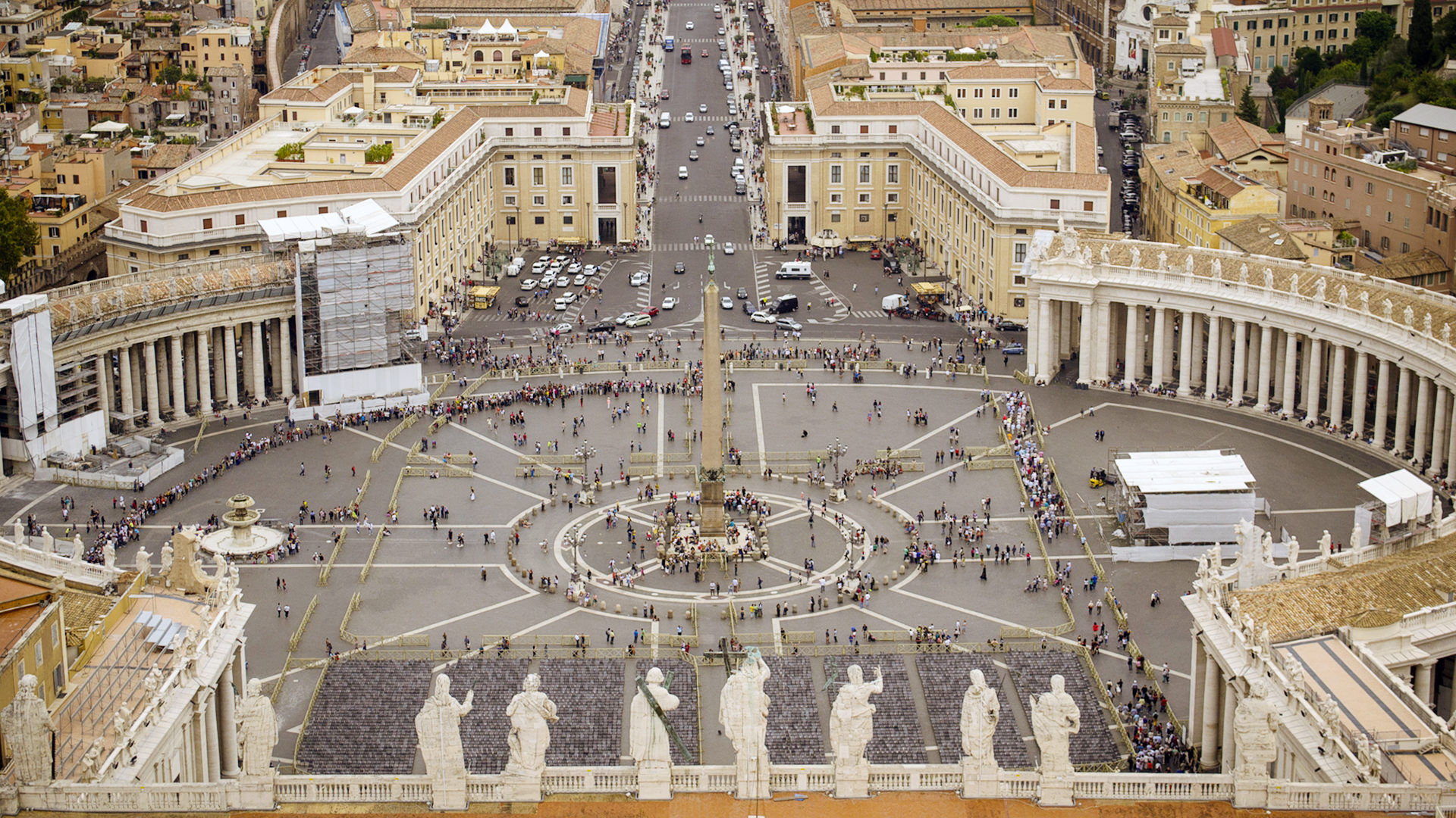 Какая столица ватикана. Площадь Святого Петра в Риме. Площадь Святого Петра Ватикан. Рим и Ватикан.