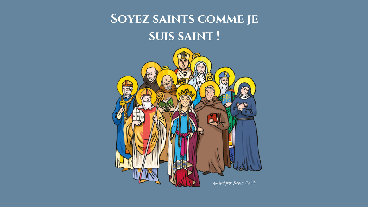 Les dessins de Louise Plantin illustrent les saints vaudois, proposés en exemples par le Carnet de la Basilique (© Louise Plantin) 
