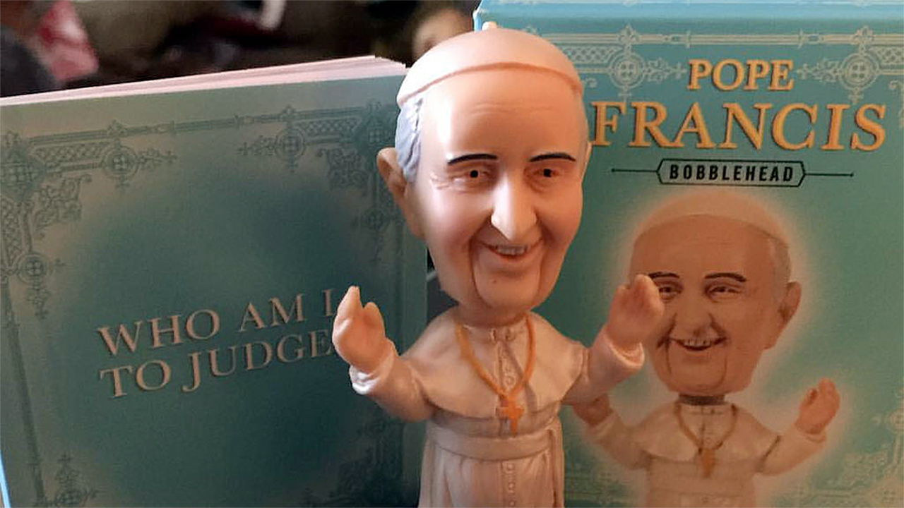 Aux Etat-Unis, le pape a aussi sa bobblehead (Photo: flikr/tonyalter/CC BY 2.0)