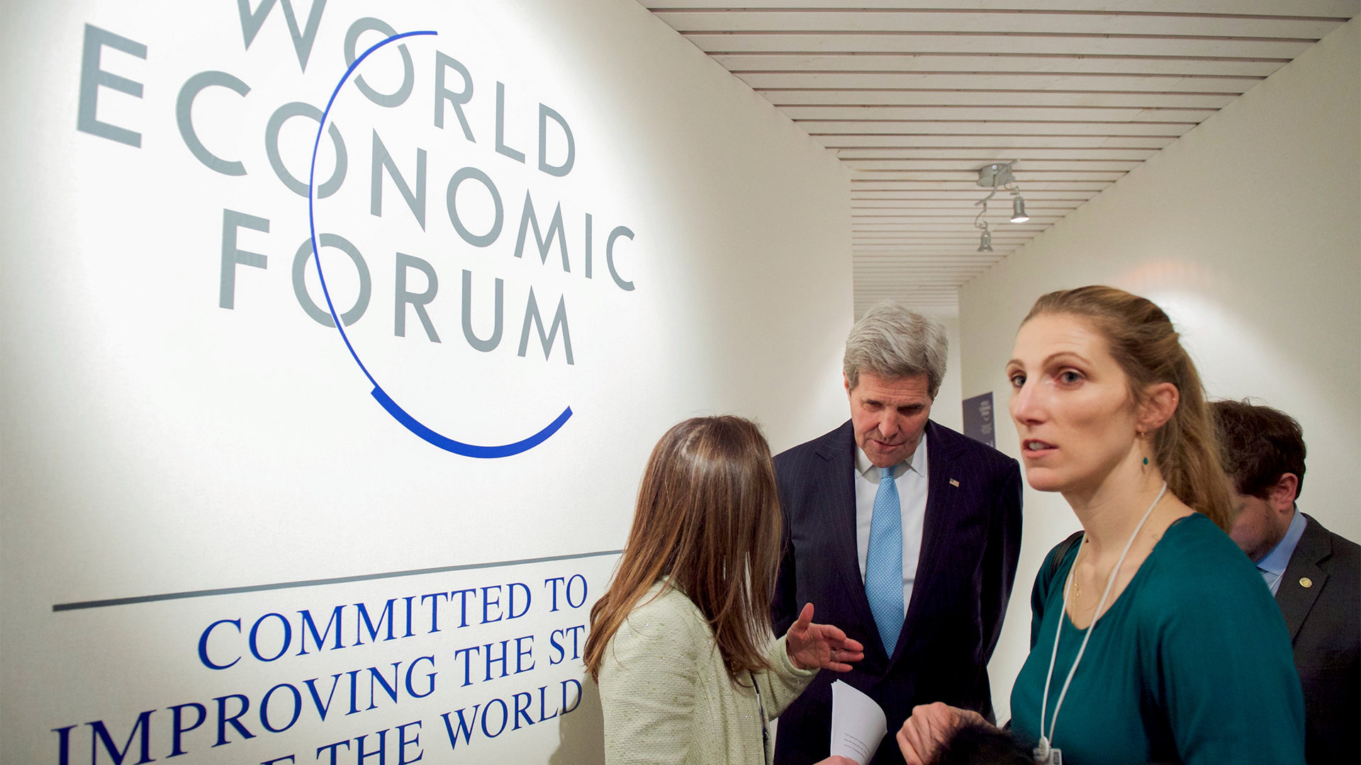 Le Secrétaire d'État des États-Unis au WEF en janvier 2016 (Photo: DR)