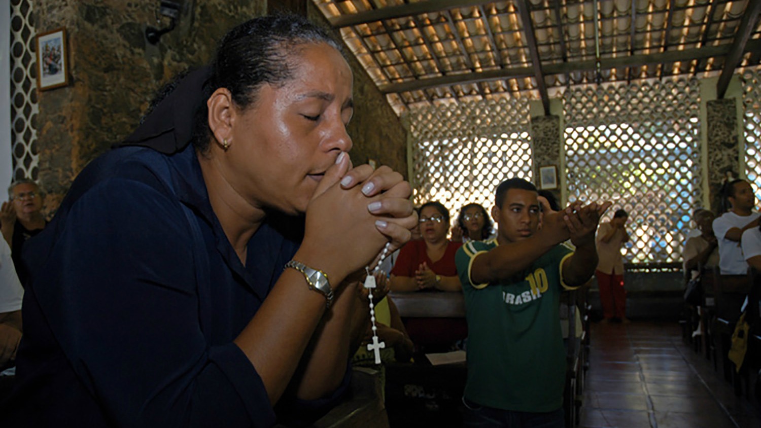 Au Brésil, l'Eglise catholique ne cesse de perdre des fidèles (Photo:Jean-Claude Gerez)