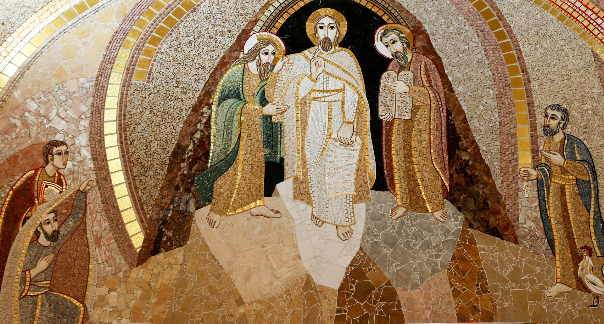 Transfiguration. Mosaïque de la chapelle du mausolée St jean Paul II, à Washington. (Photo: Flickr/LawrenceOP/CC BY-NC-ND 2.0). 