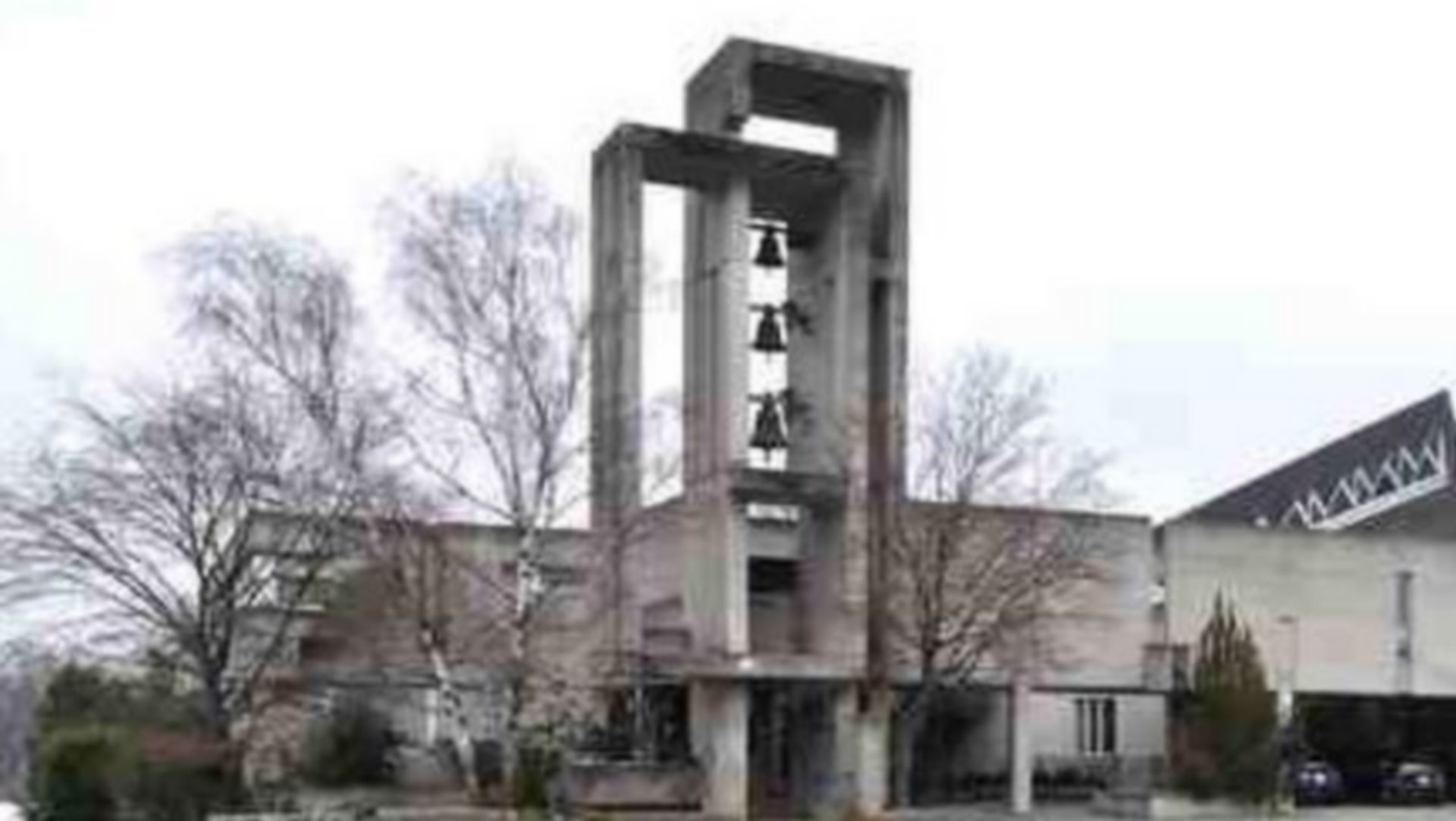 L'église catholique du Lignon, à Vernier, a été construite en 1969-1970 (photo commune de Vernier) 