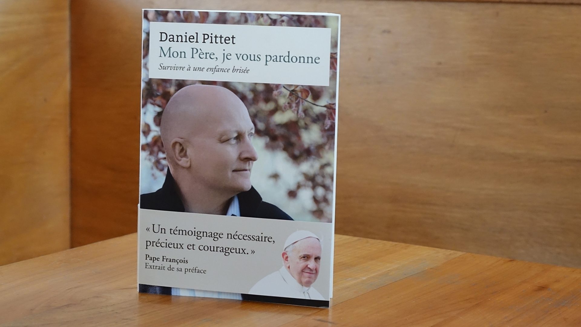 Daniel Pittet a pardonné au capucin qui le violait (photo Maurice Page) 