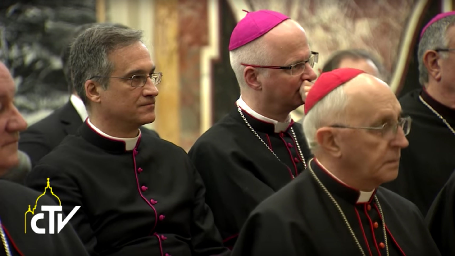 Le pape François a reçu le 9 février 2017 au Vatican les 80 membres et consulteurs de la Congrégation pour l’éducation catholique en session plénière (Photo: youtube/CTV)