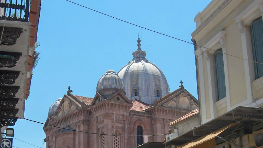 Les orthodoxes ne veulent pas voir le dôme de l'église de Mytilène sur les affiches de la Saint Valentin (Photo:John and Melanie/Flickr/CC BY-NC-ND 2.0)