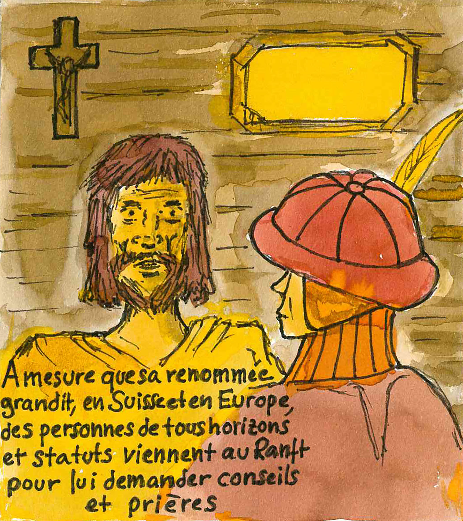 Bande dessinée Nicolas de Flüe, un printemps pour la Suisse Portail