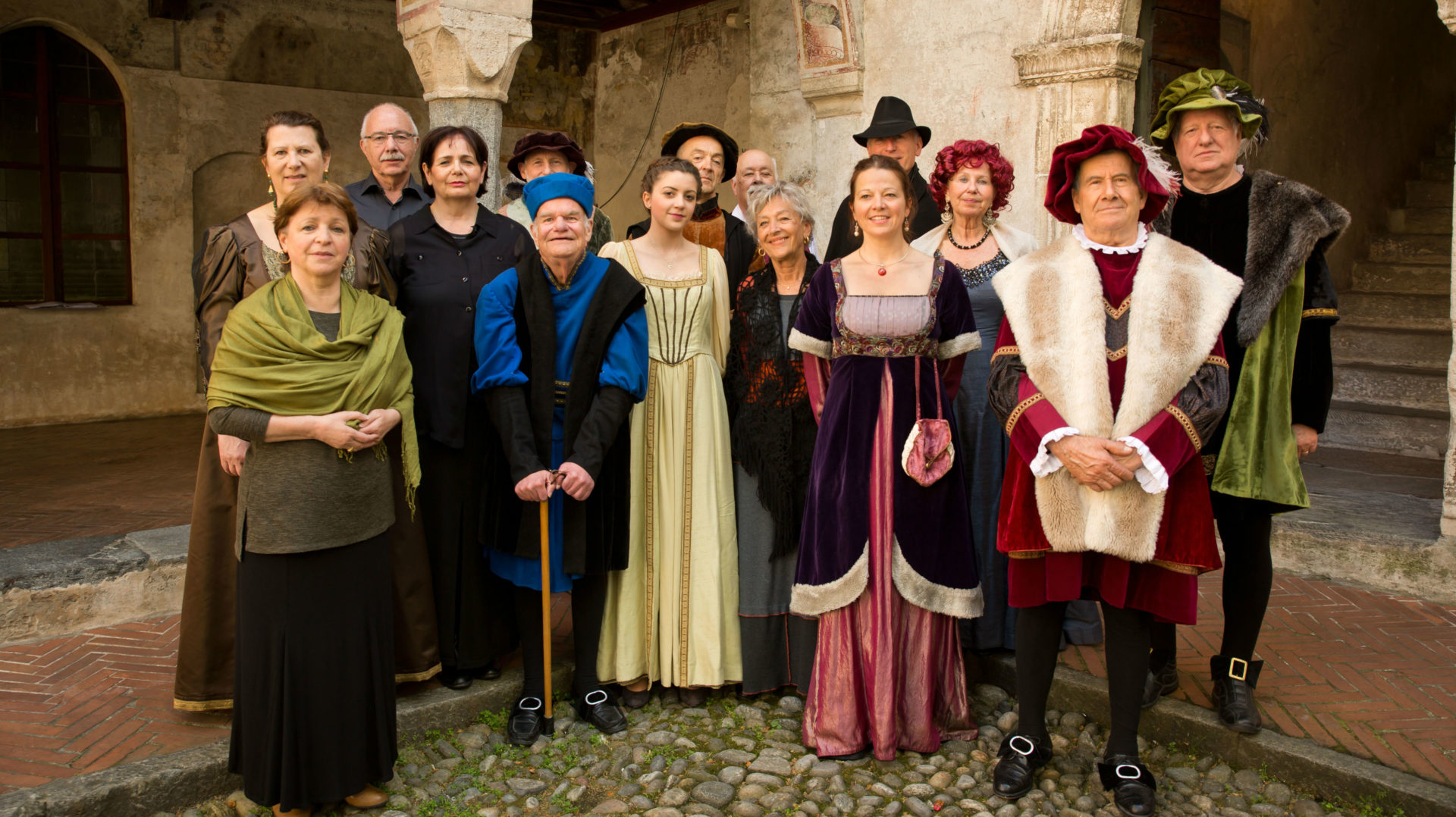 La pièce de théâtre "L'expulsion" (Die Vertreibung) est jouée par la troupe amateur "500 anni riforma Ticino" (Photo: Sandro Esposito)