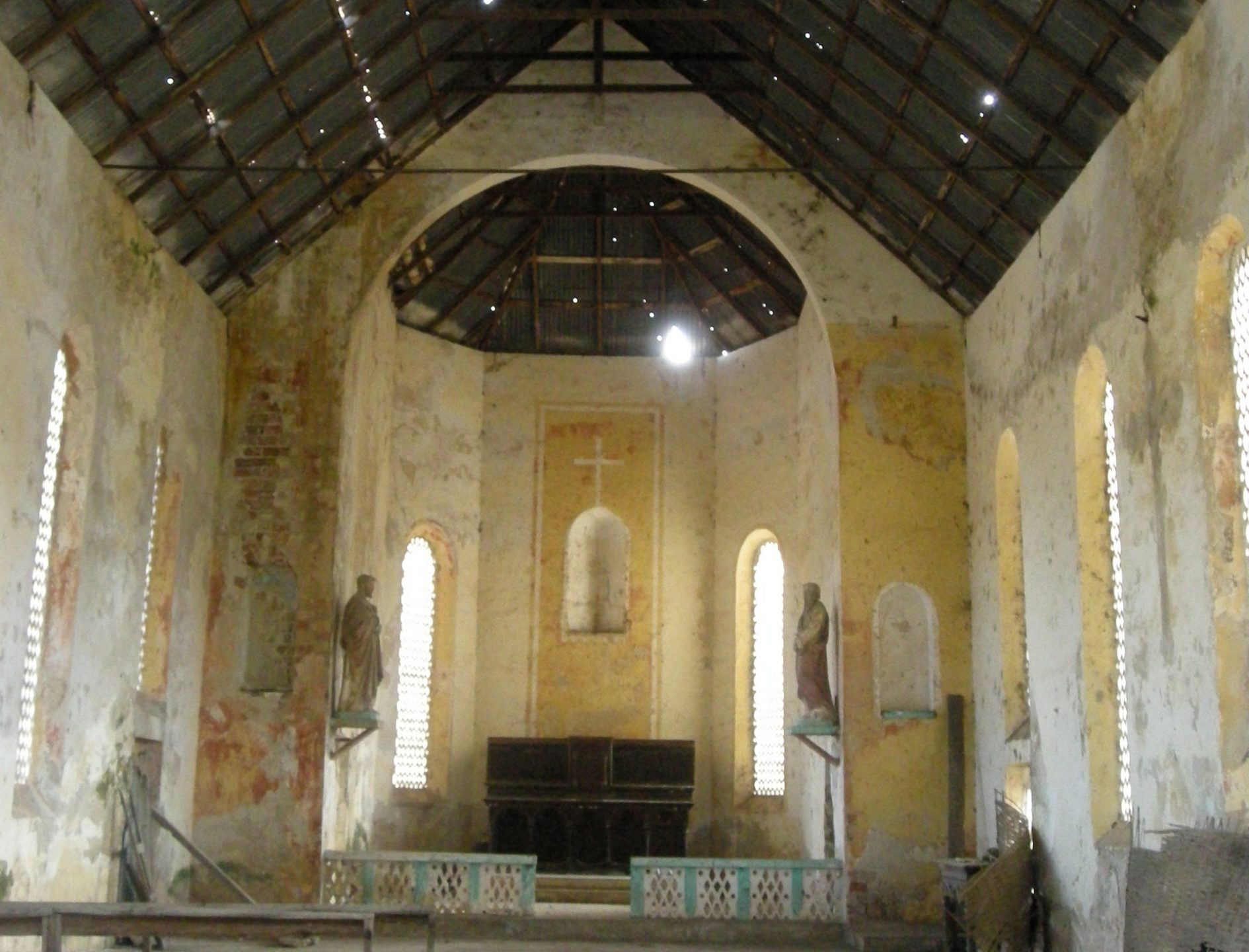 L'église Saints Pierre et Paul de Karabane, en Casamance, a besoin d'une rénovation urgente (photo domaine public)