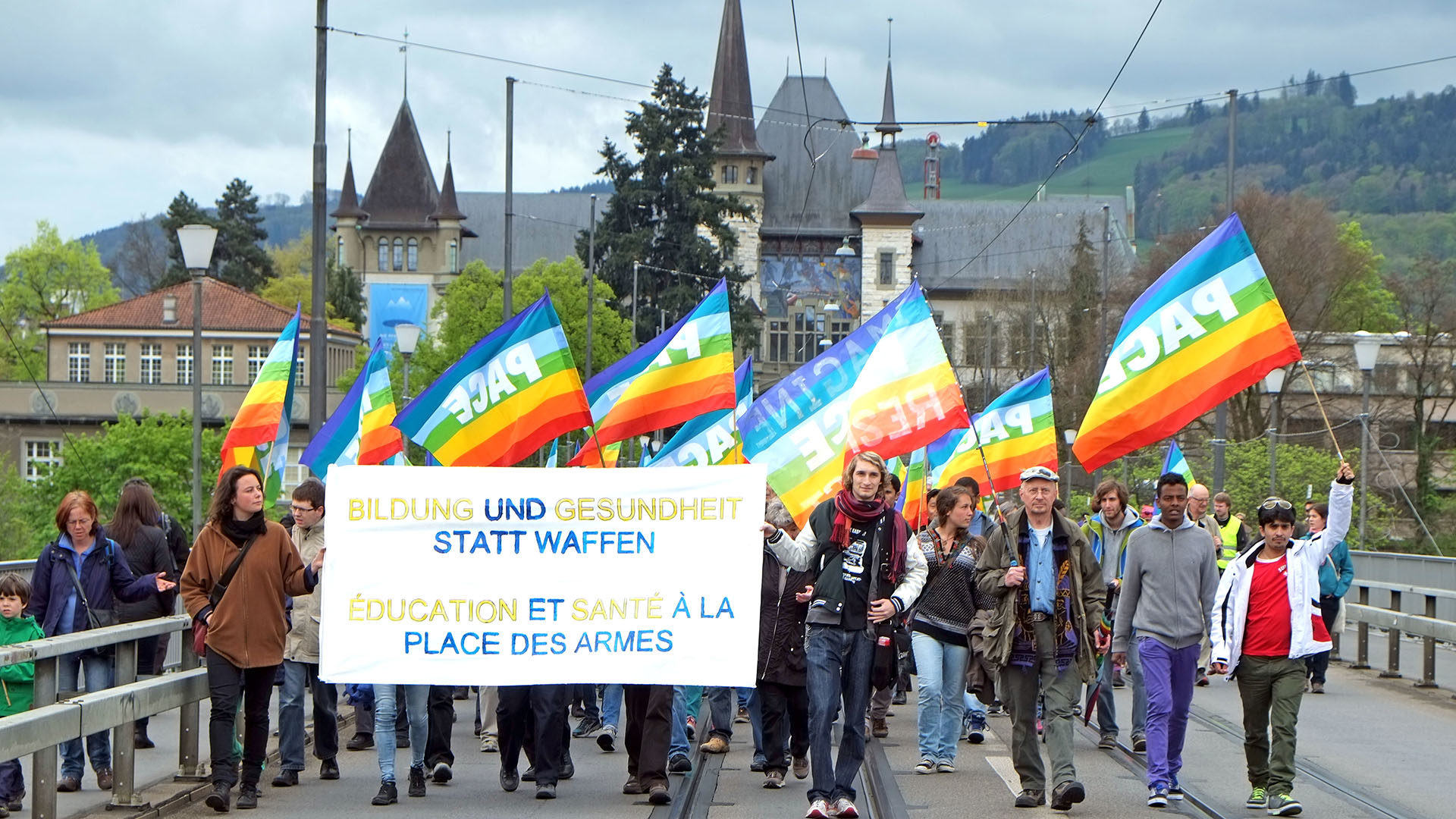La Marche de Pâques avait réuni 450 personnes en 2014. (Photo: ostermarschbern.ch)