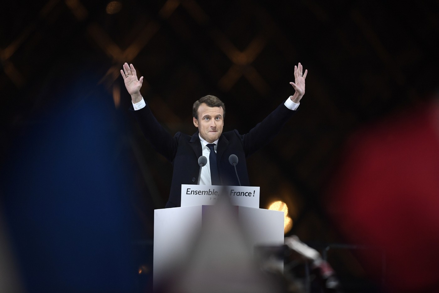 En devenant président, Emmanuel Macron est également devenu chanoine d'honneur du Latran (Photo:French Embassy US/Flickr(CC BY-NC 2.0)

