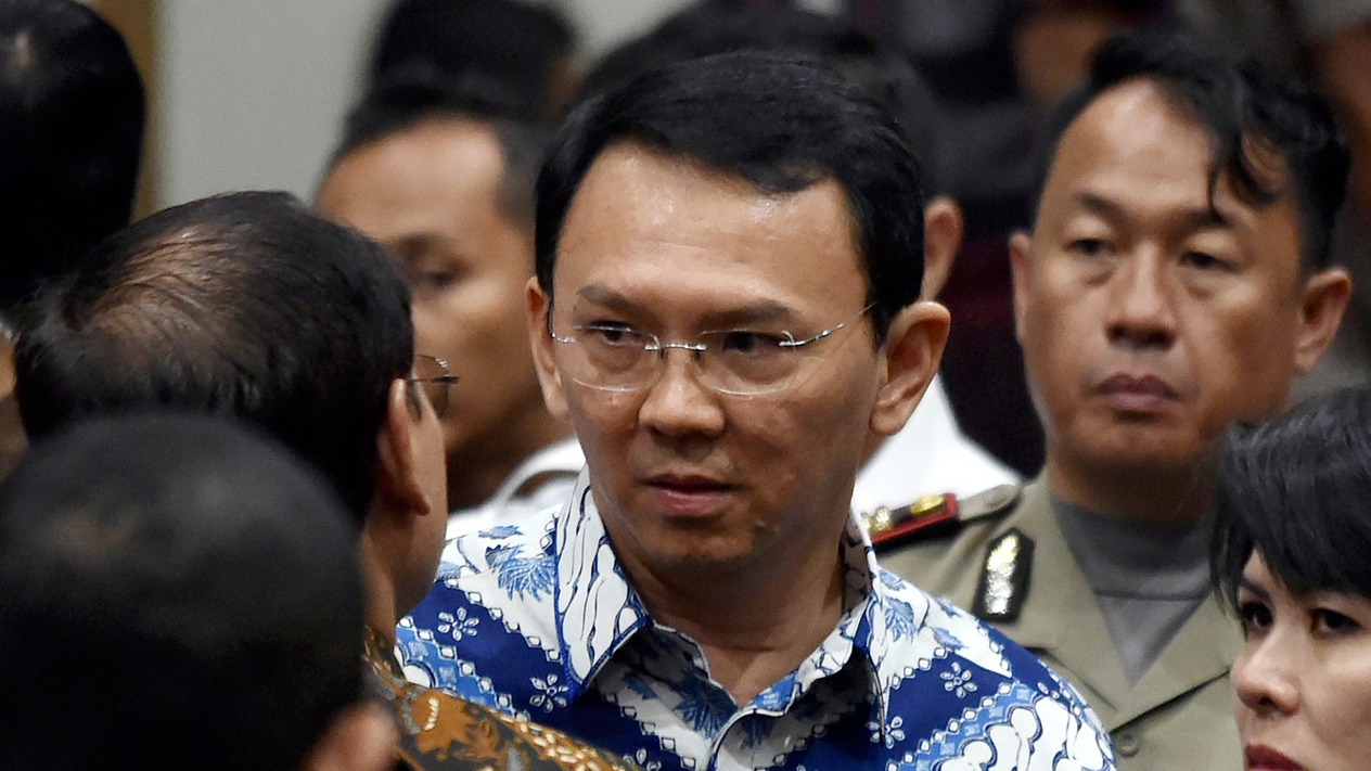 Le gouverneur Ahok a été condamné à deux ans de prison (AFP PHOTO / Bay ISMOYO/Keystone)
