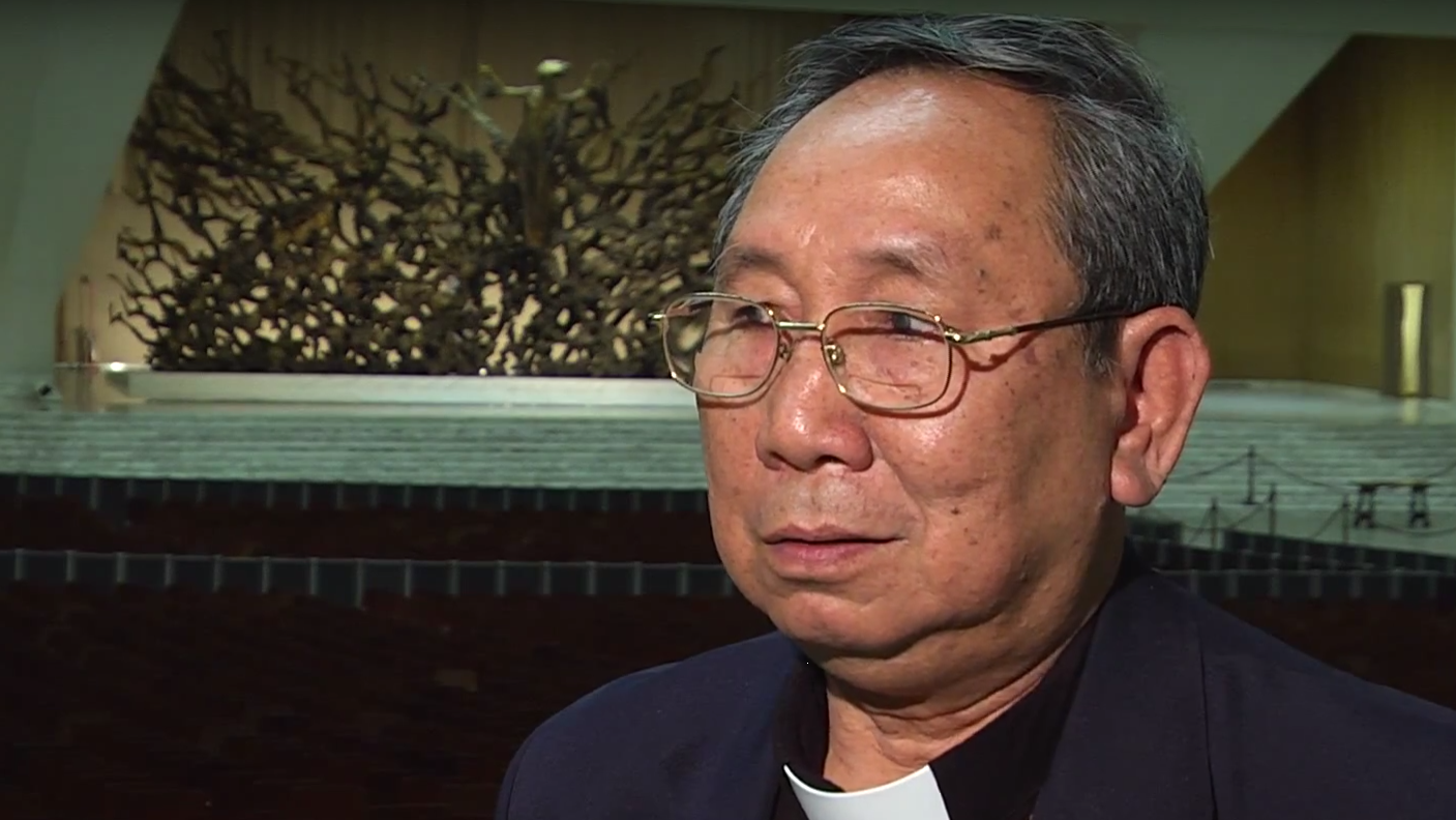 Mgr Louis-Marie Ling Mangkhanekhoun sera le premier cardinal originaire du Laos (Photo: YouTube.com)