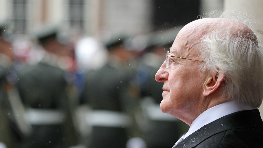 Le président irlandais Michael Higgins a rencontré le pape (Photo:Irish Defence Forces/Flickr/CC BY-NC 2.0)