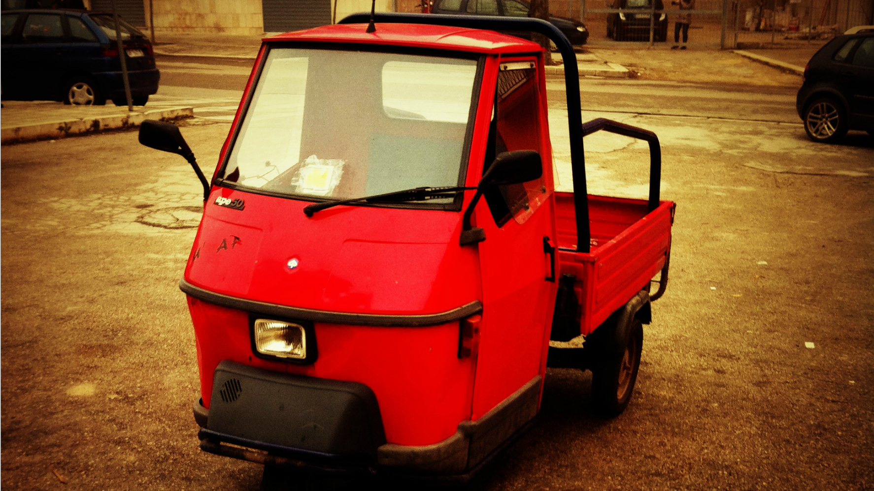 Un Piaggio APE portera le message de la Réforme zurichoise en Allemagne (Photo d'illustration:Alex_kuntz/Flickr/CC BY-NC-ND 2.0)