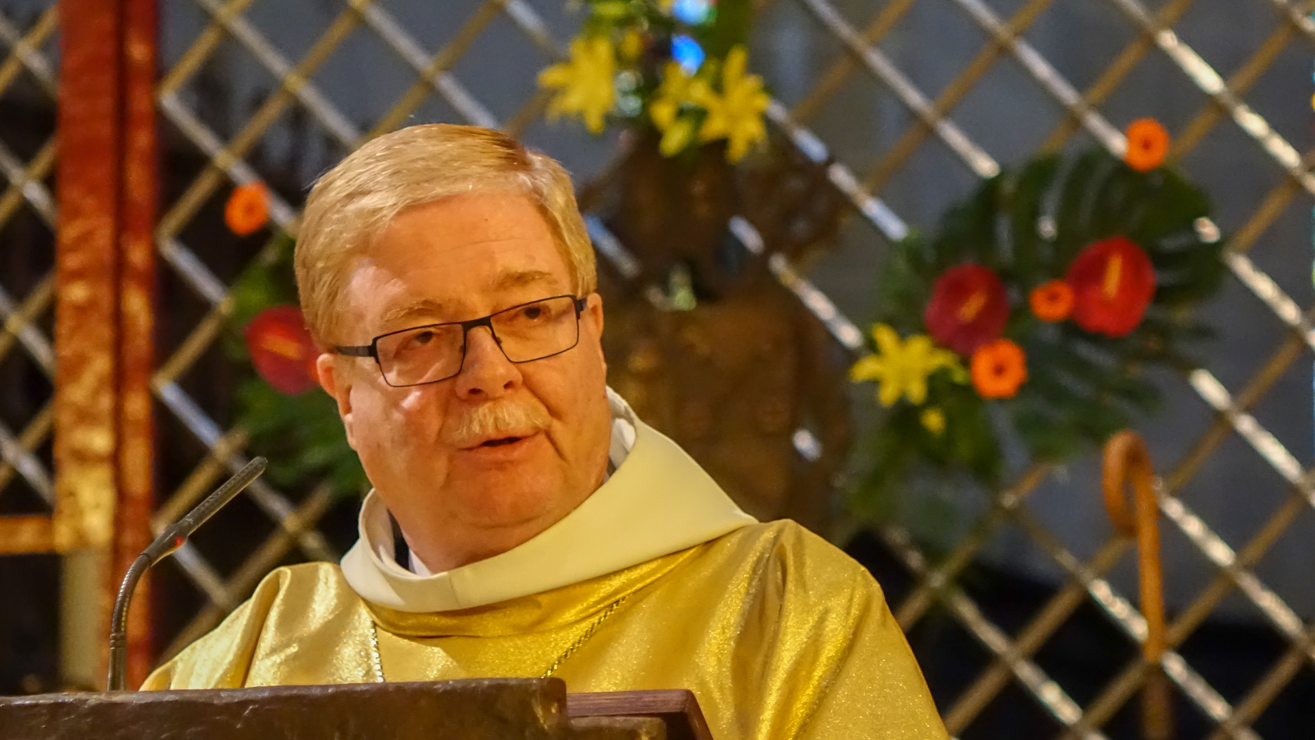 Le chanoine Jean-Jacques Martin, prévôt du chapitre cathédral (photo Maurice Page) 