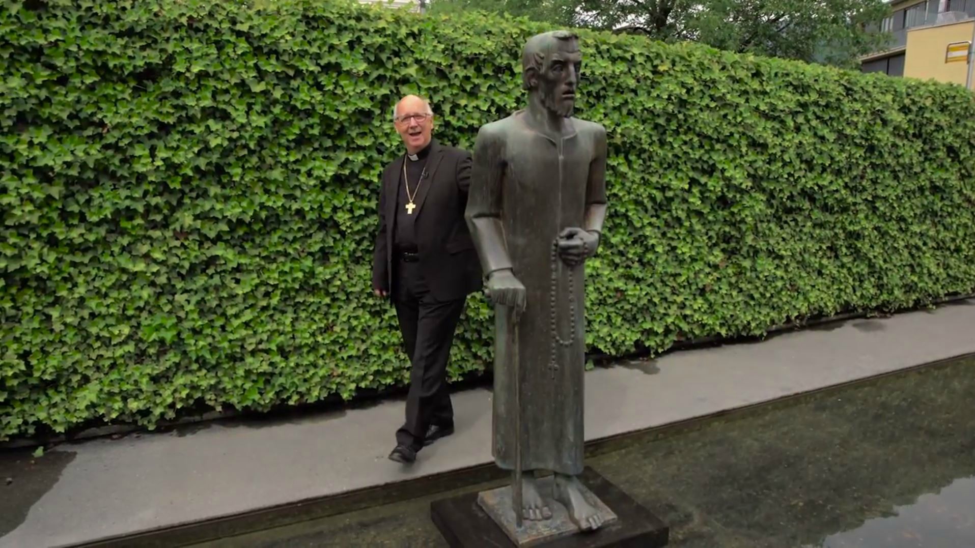 Mgr Eleganti, évêque auxillaire de Coire a délivré le message du 1er août de la Conférence des évêques suisses. (Image: capture-écran)