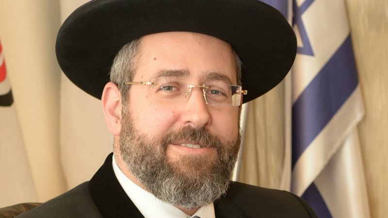 Grand rabbin ashkenaze David Lau (Photo:  wikimedia)