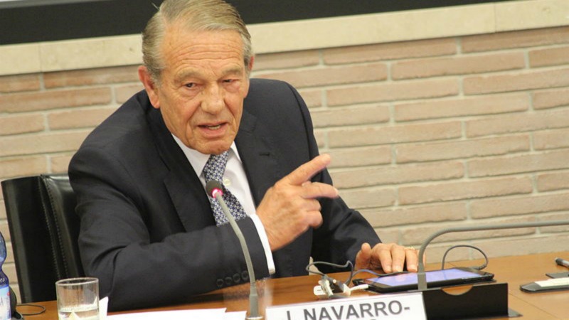 Joaquin Navarro-Valls, ancien porte-parole du pape Jean Paul II (Photo:  Medol 2014 wikimedia commons)