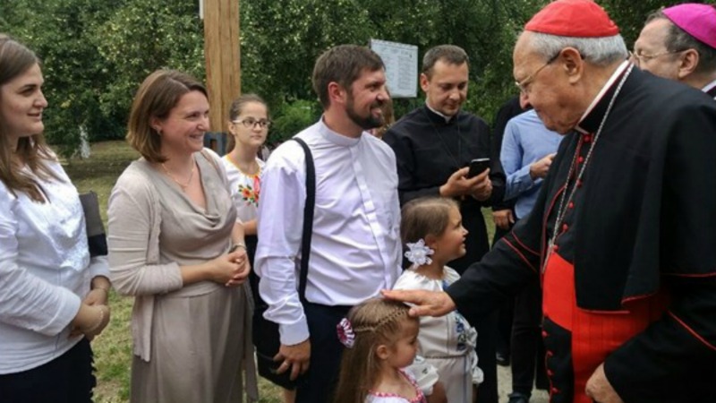 Le cardinal Leonardo Sandri en visite en Ukraine du 11 au 17 juillet 2017 | © Vatican Media 